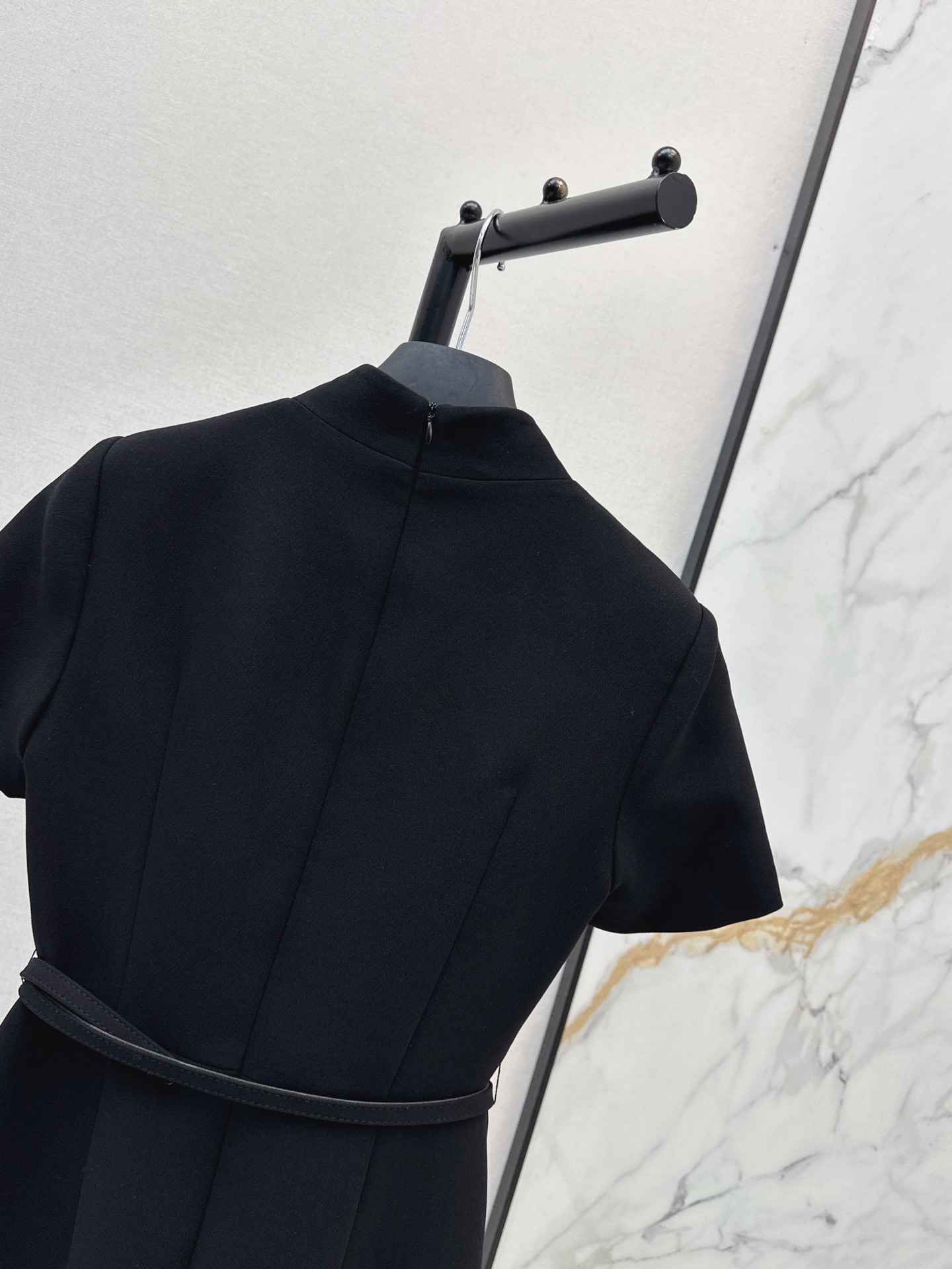 CD 26fw stand collar dress