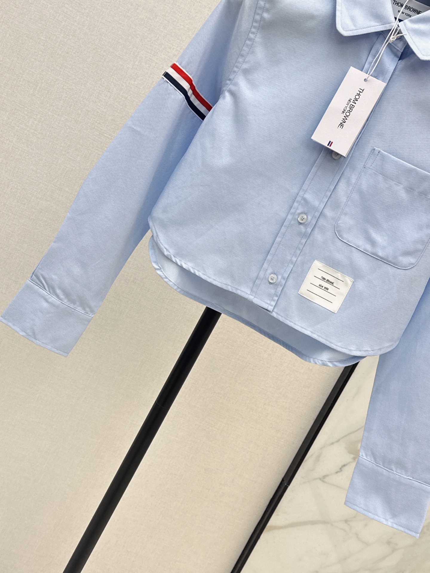 Thom 26fw cropped shirt