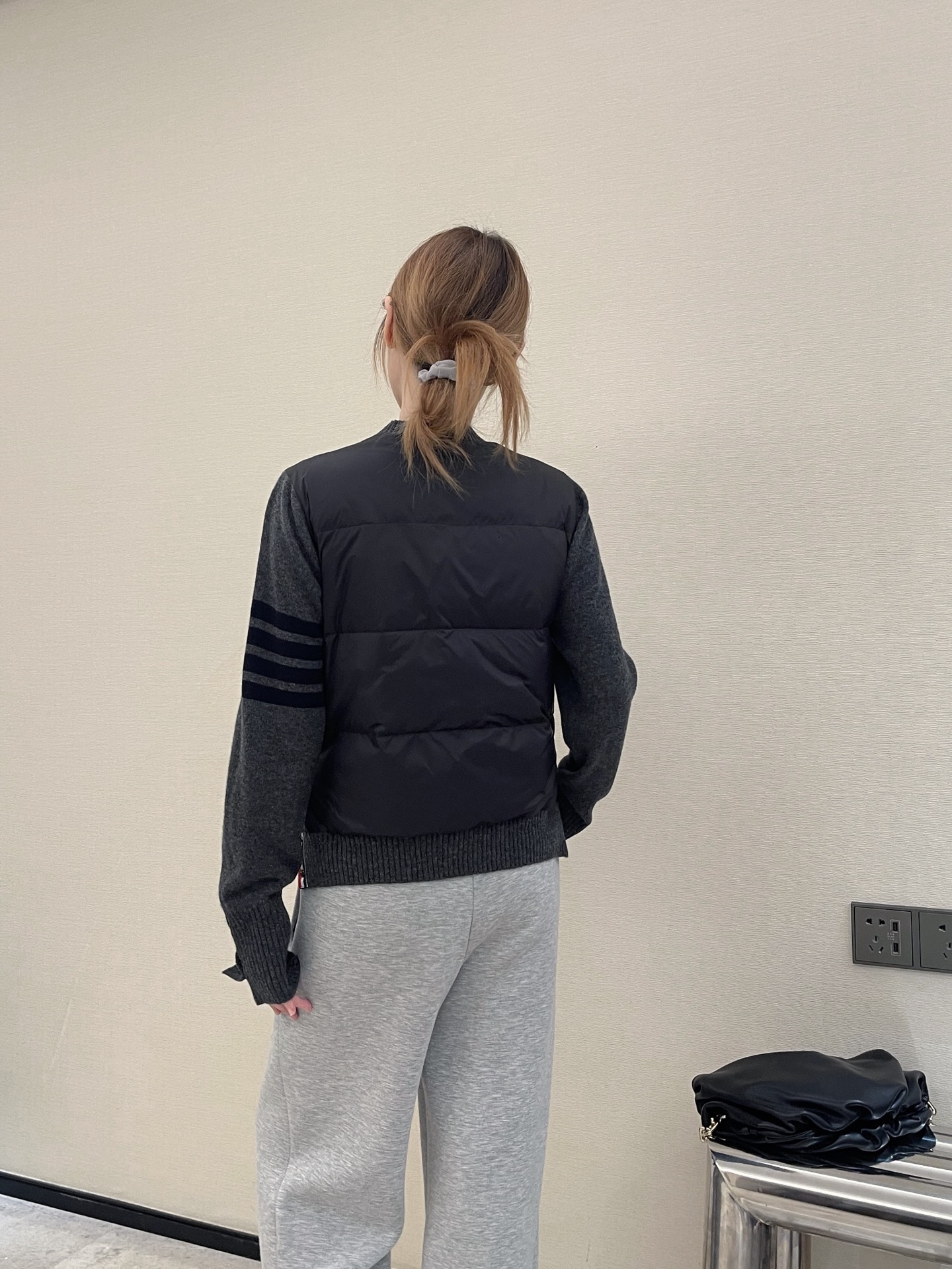 Thom 26fw wool contract down jacket