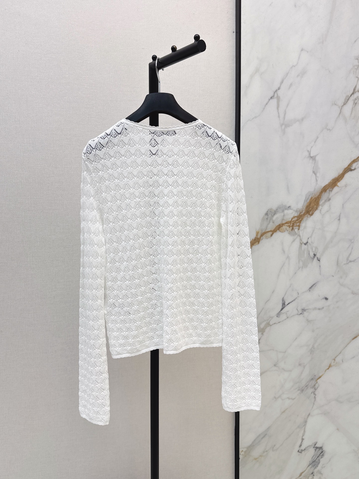 CD 26fw hollow jacquard knit cardigan