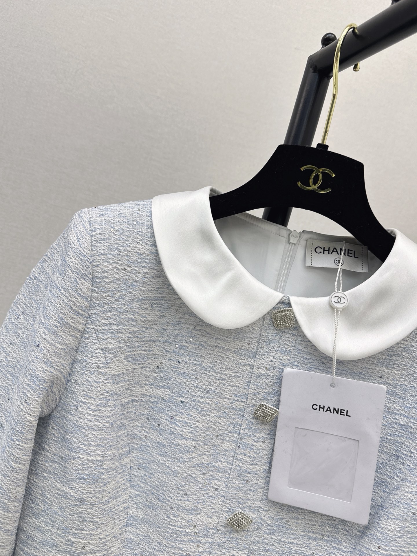 Chan 26fw tweed dress