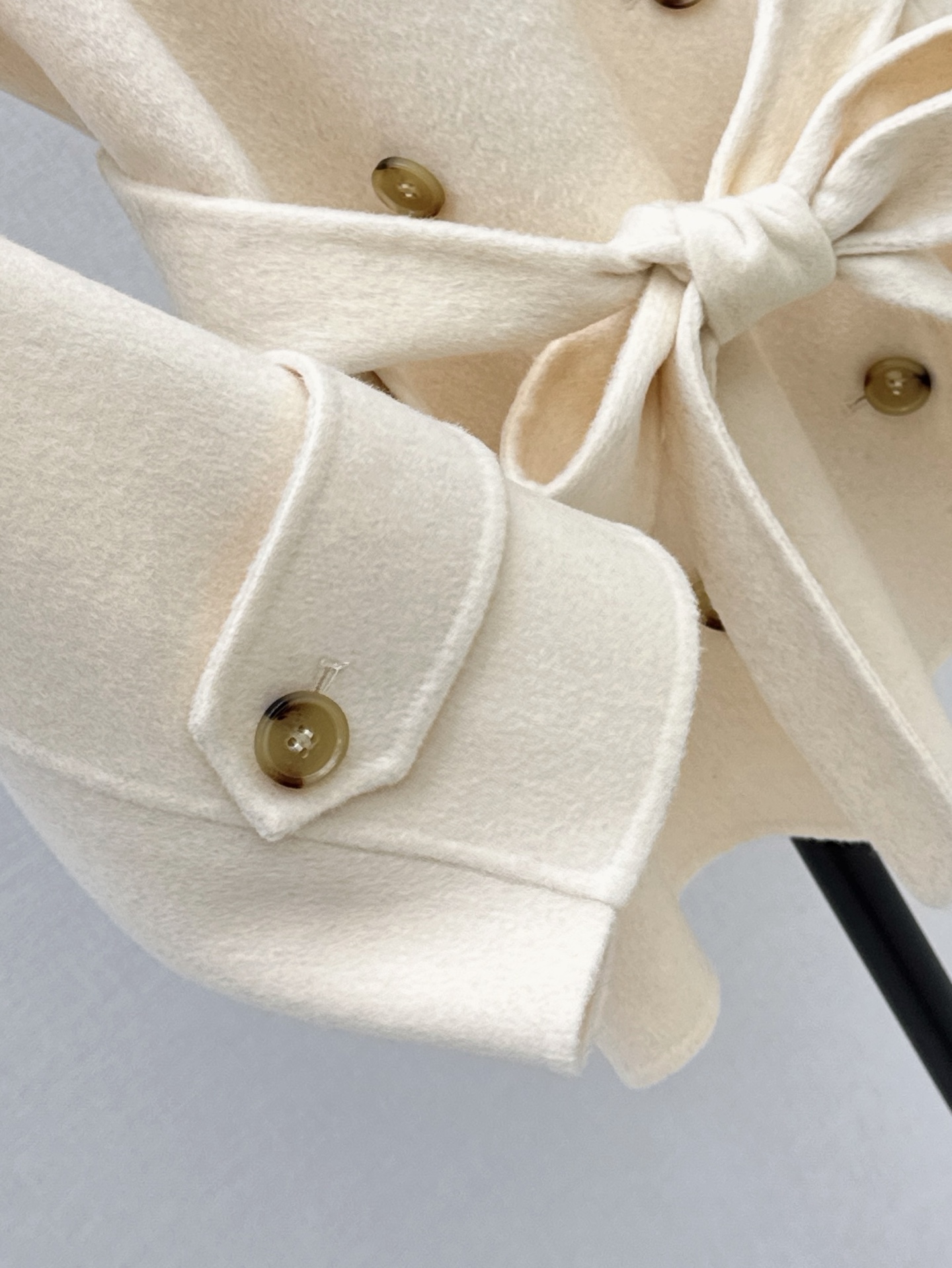 Max 26fw belted double button overcoats