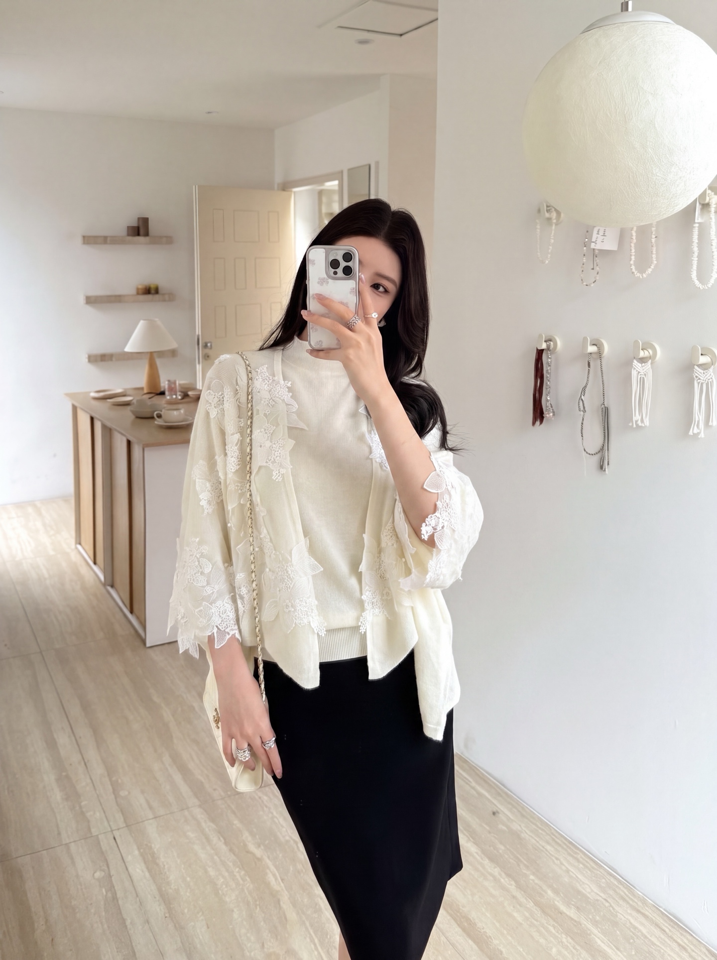 ES 26fw knit vest cape sets