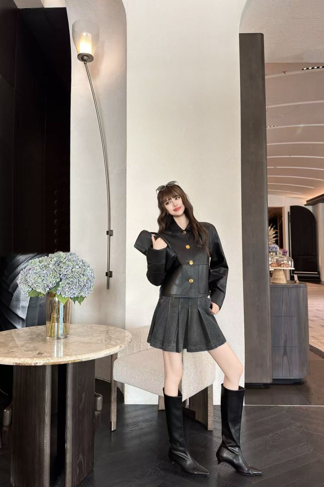 Fen 26fw pu jacket