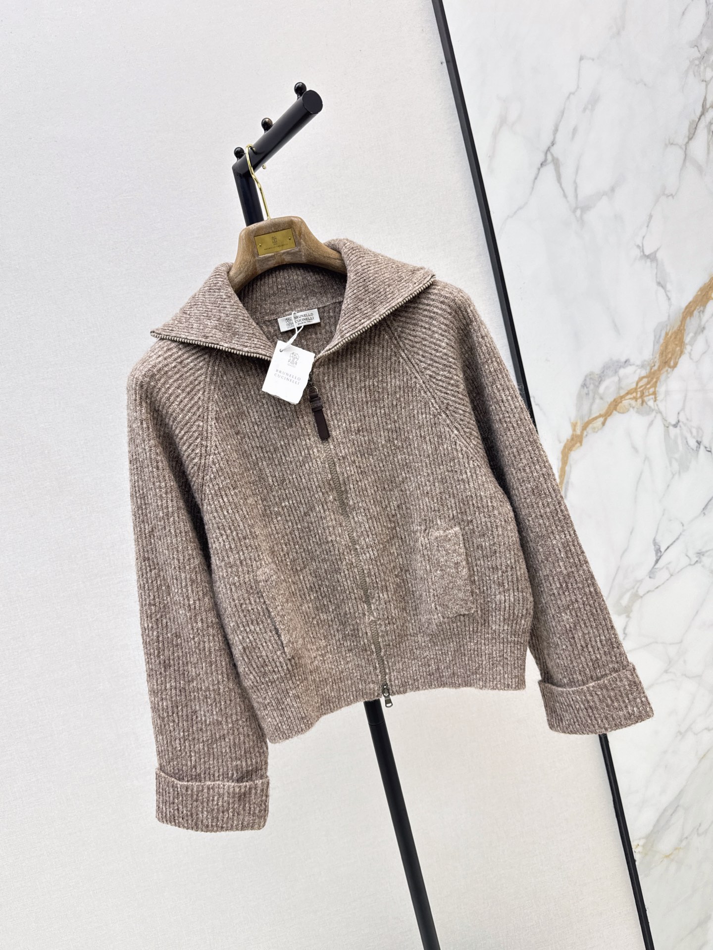 Brun 26fw wool cardigan