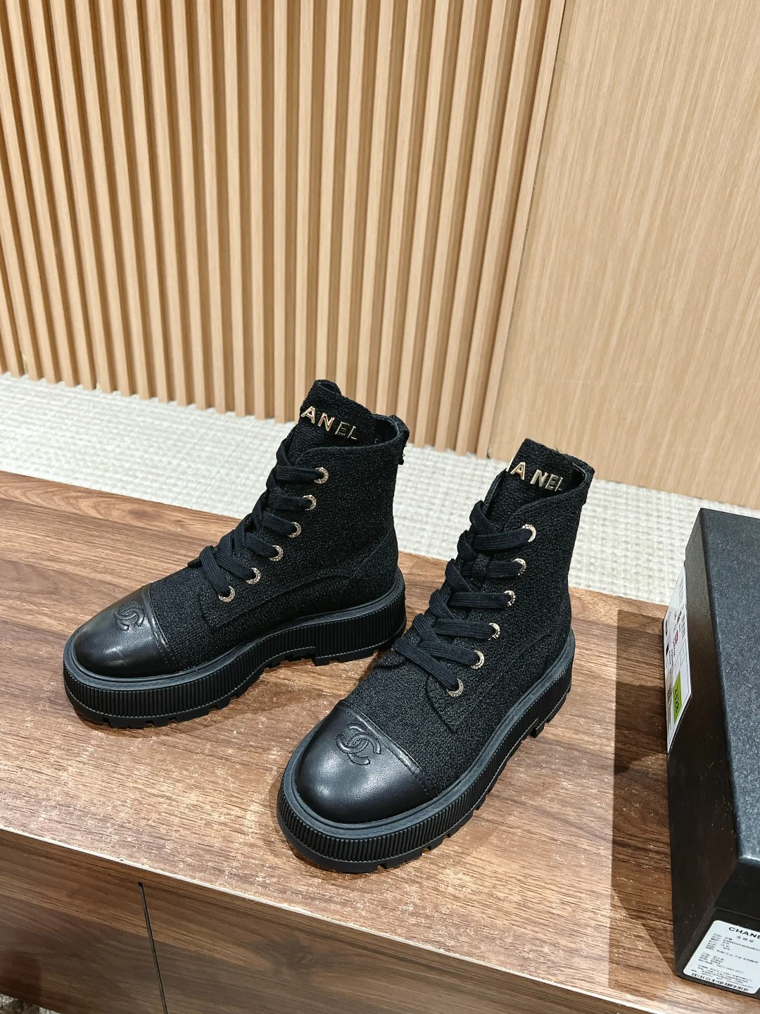 Chan 25fw ankle boots
