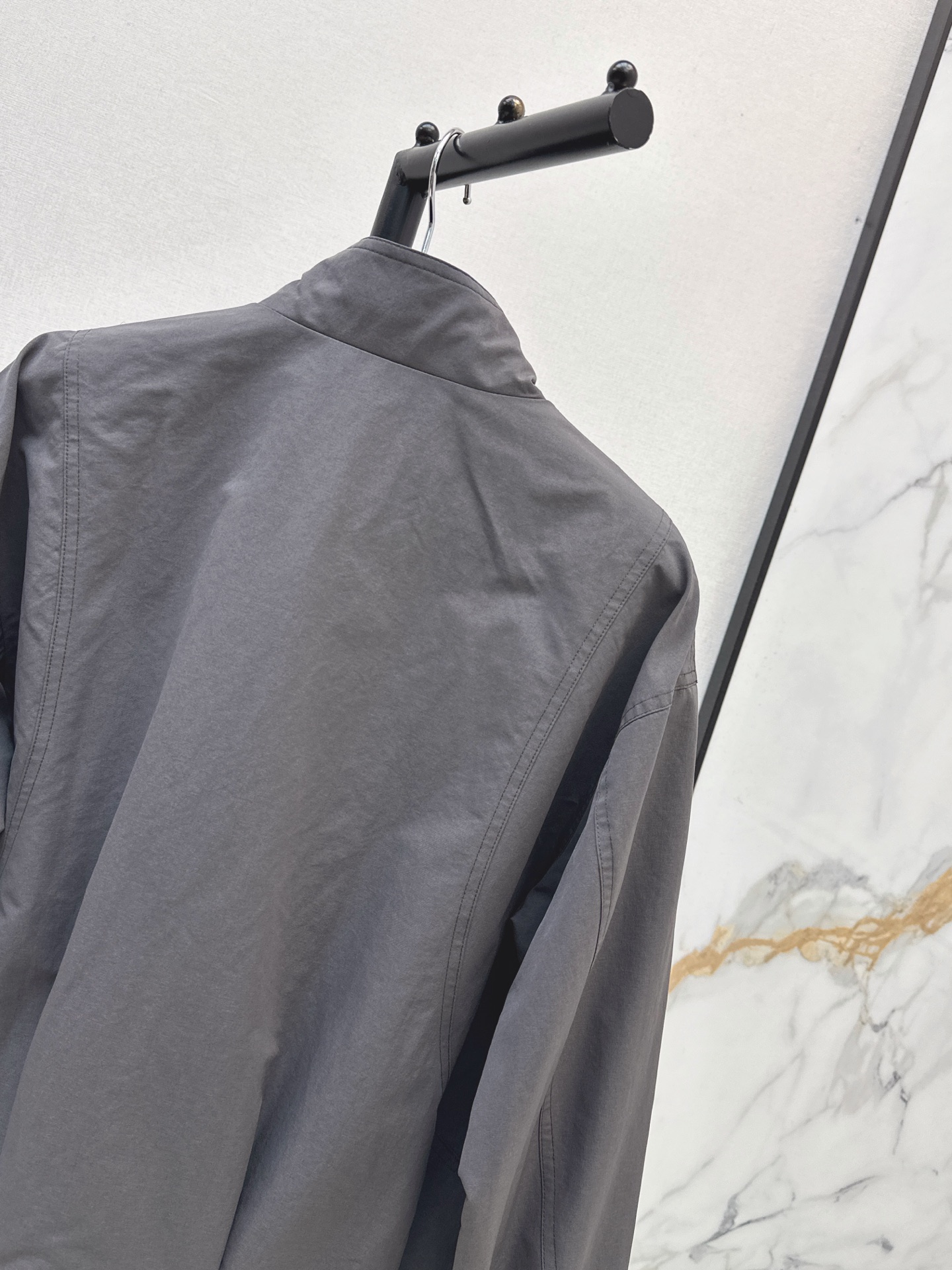 Pra 26fw stand collar jacket