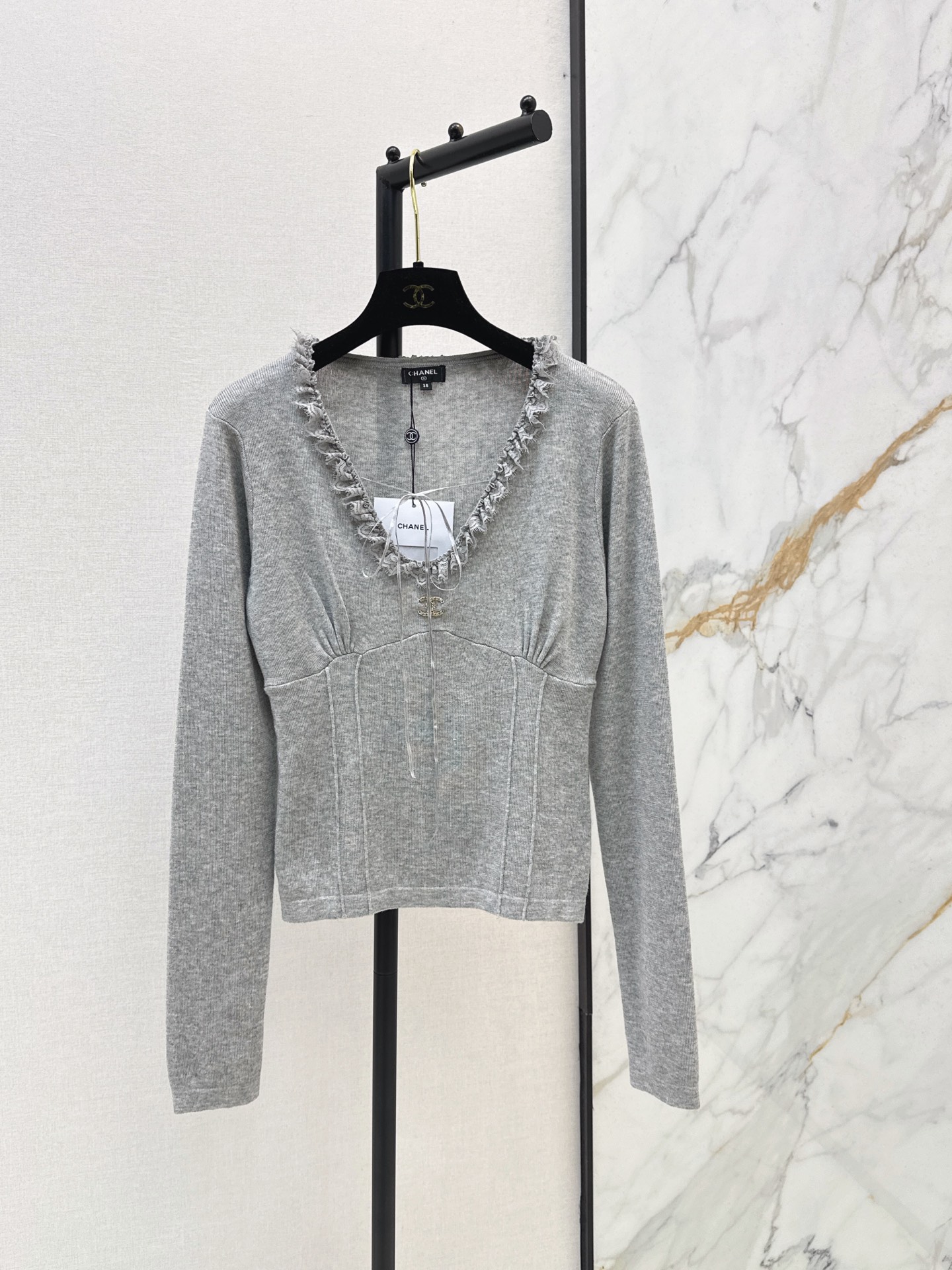 Chan 26fw v-neck knitwear
