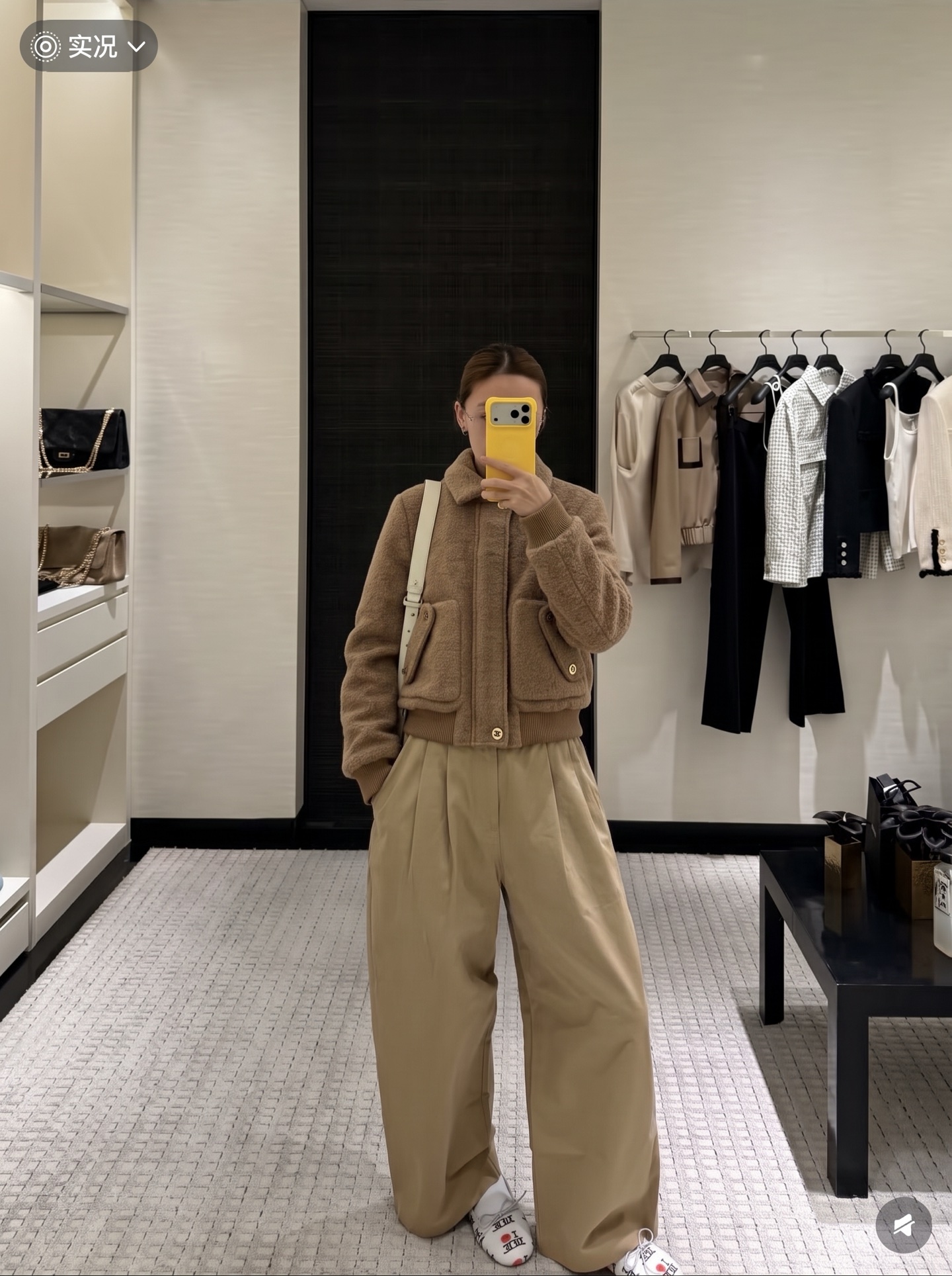 Chan 26fw sherpa fleece jacket