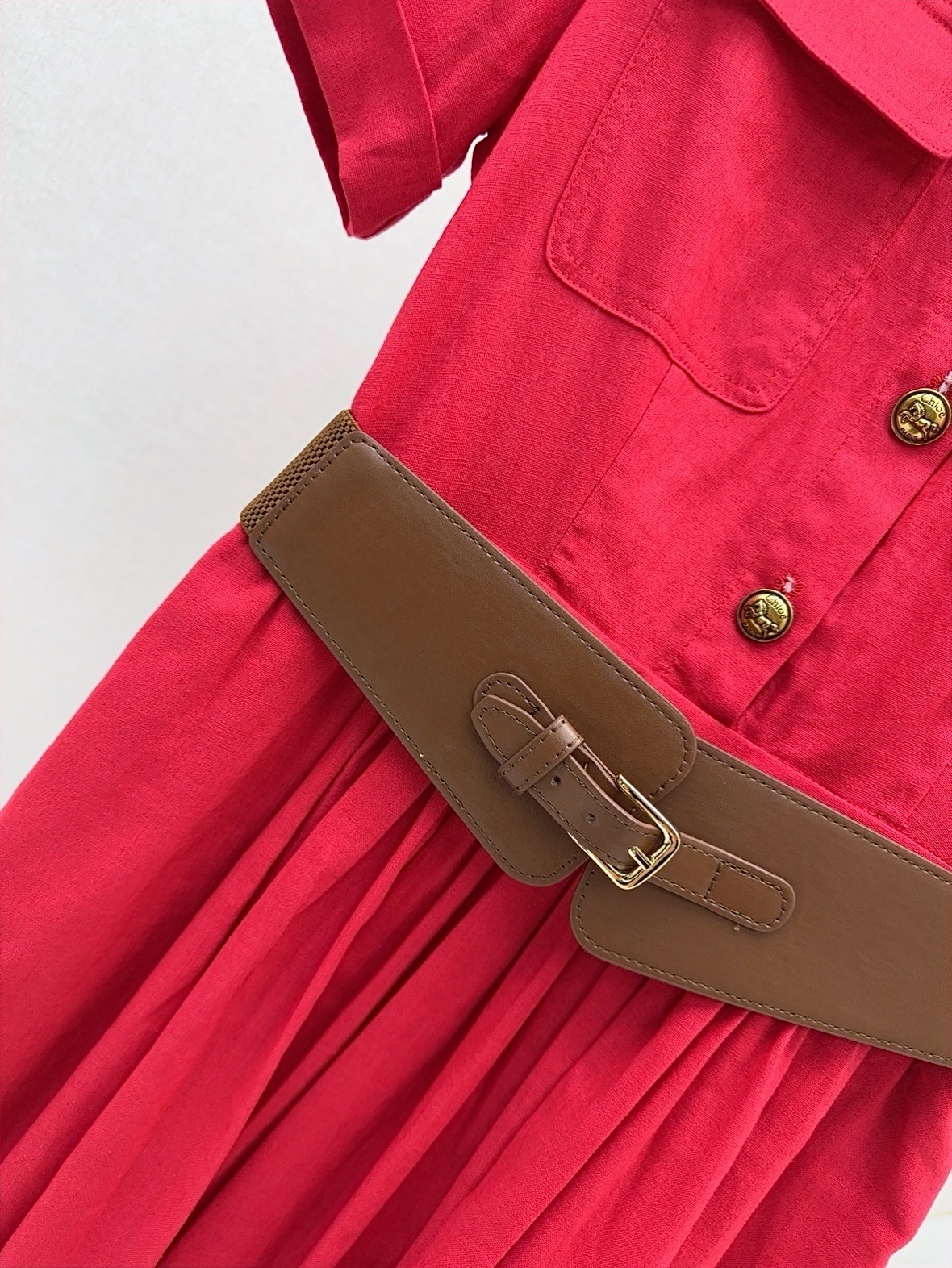 Chol 26ss belted dress