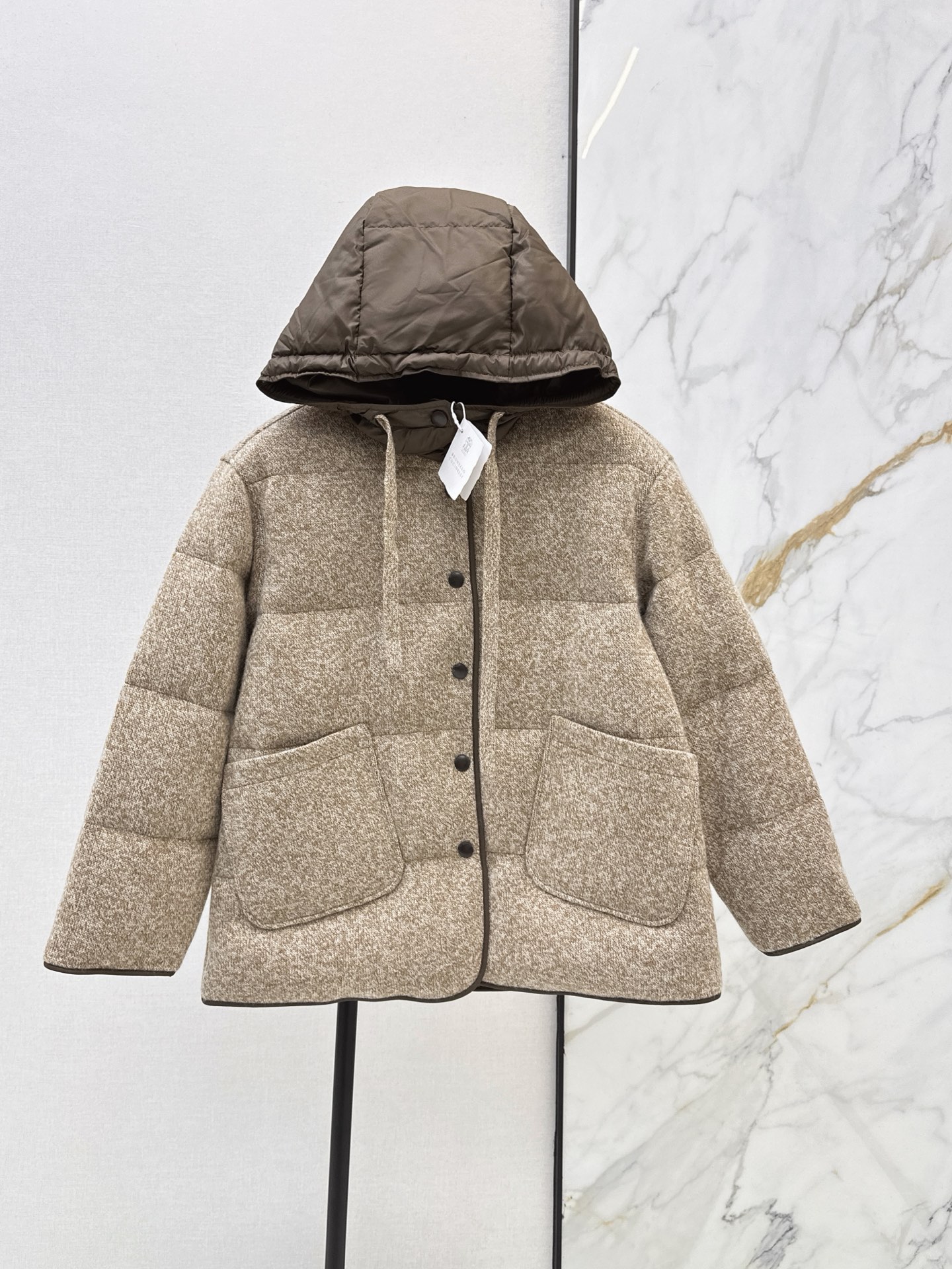 Brun 26fw cashmere down jacket