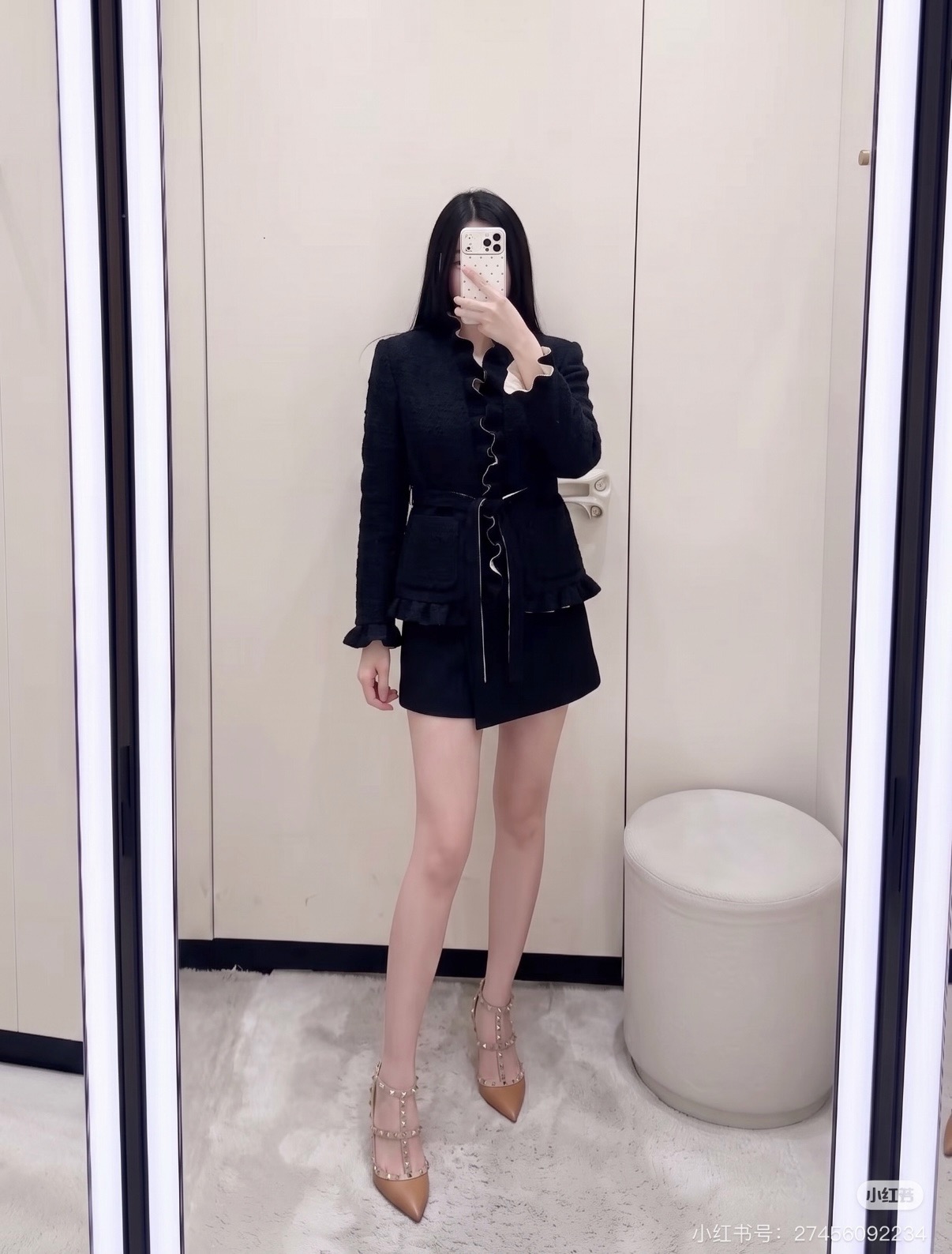 Valen 26fw ruffle jacket
