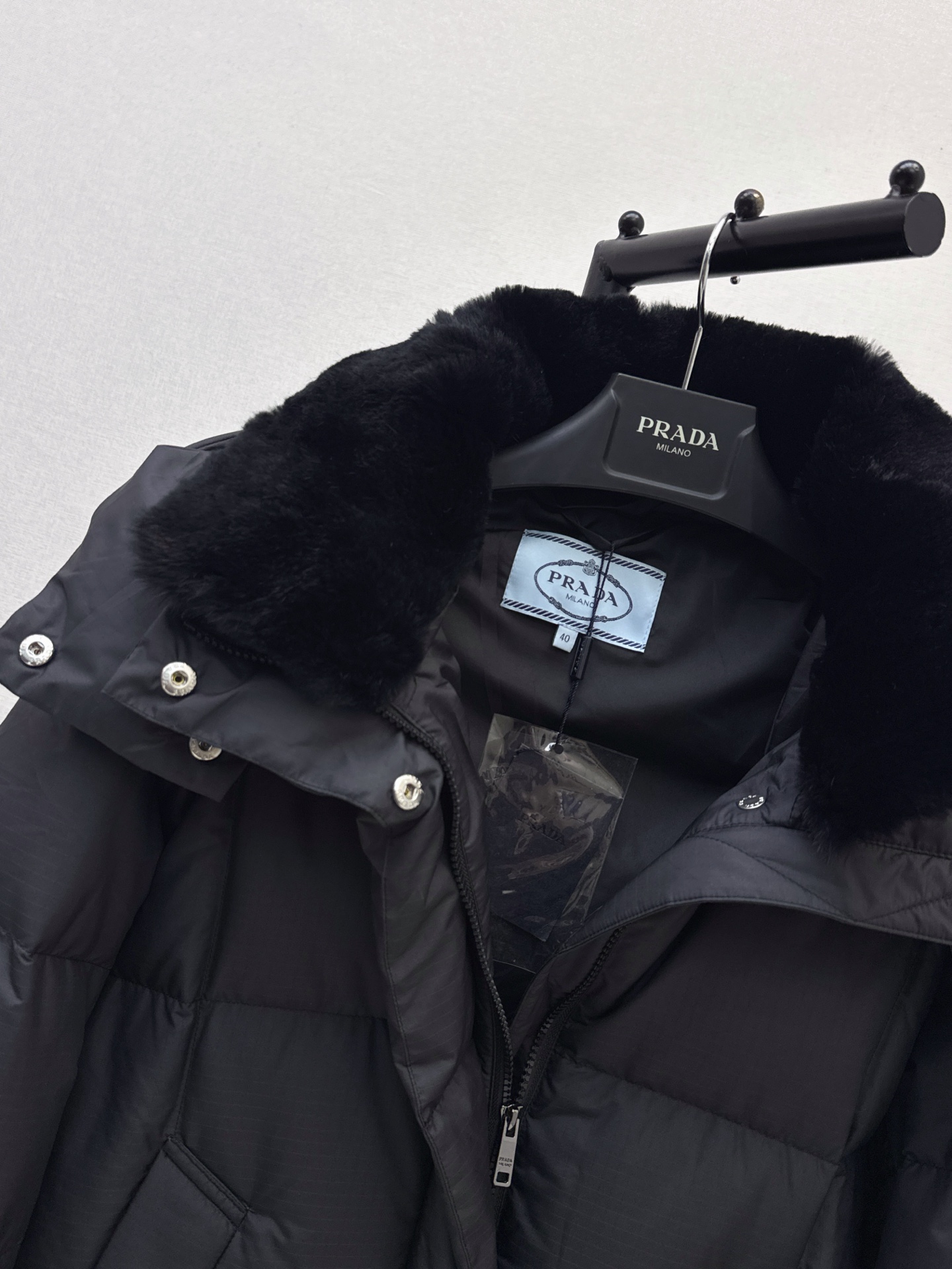 Pra 26fw hooded long down jacket