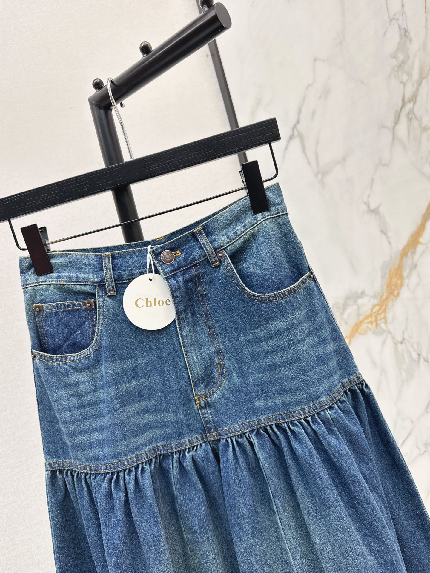 Chol 26fw wide-leg jeans