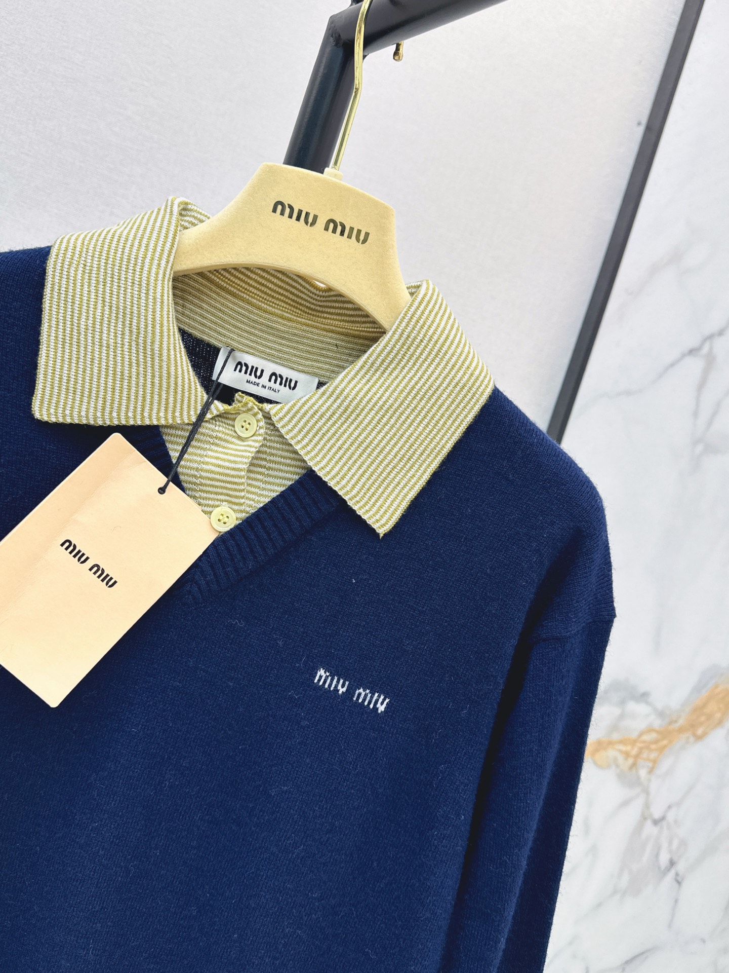 Miu 26fw 2in1 knitwear