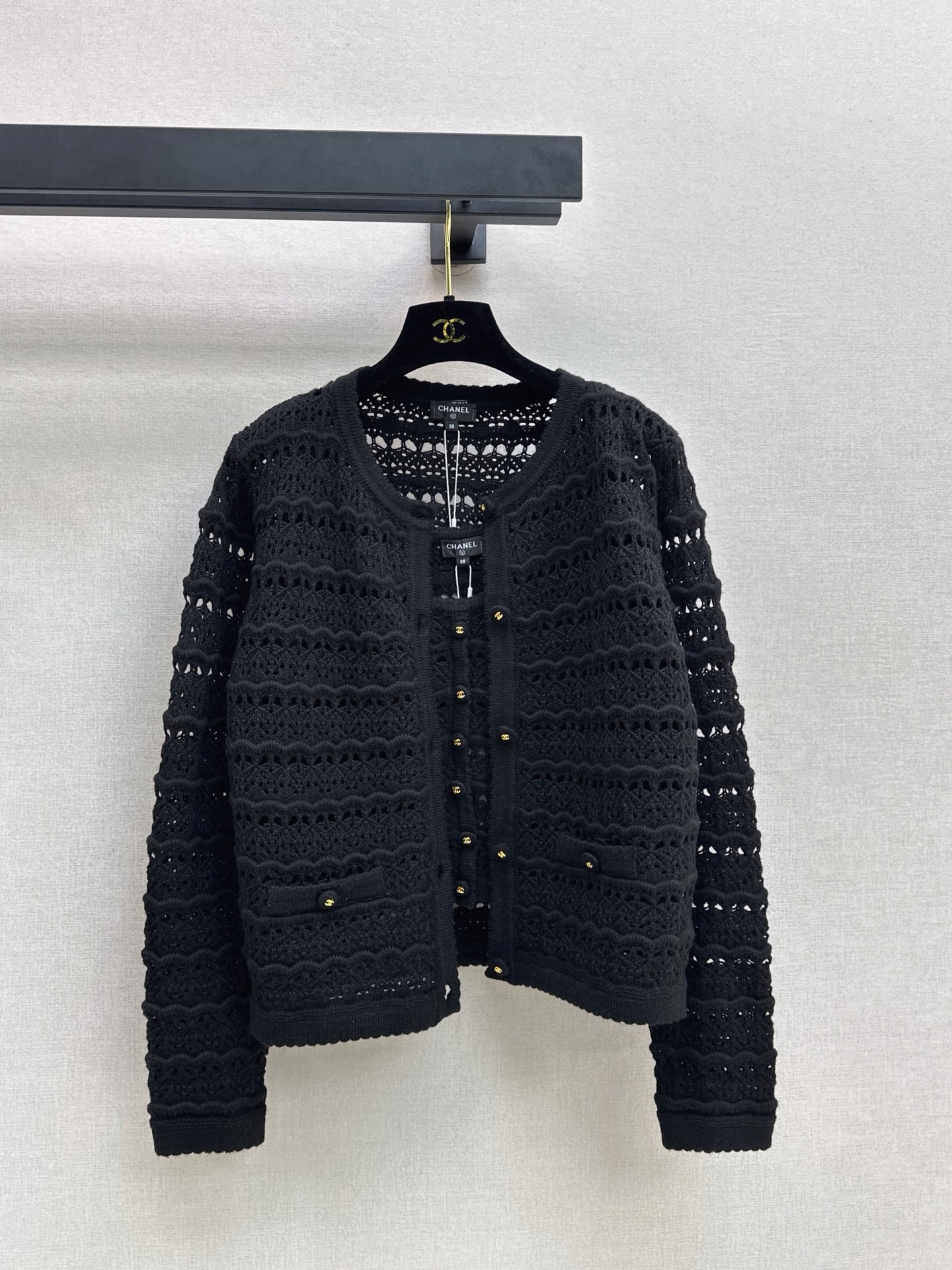 Chan 26fw knit vest cardigan sets