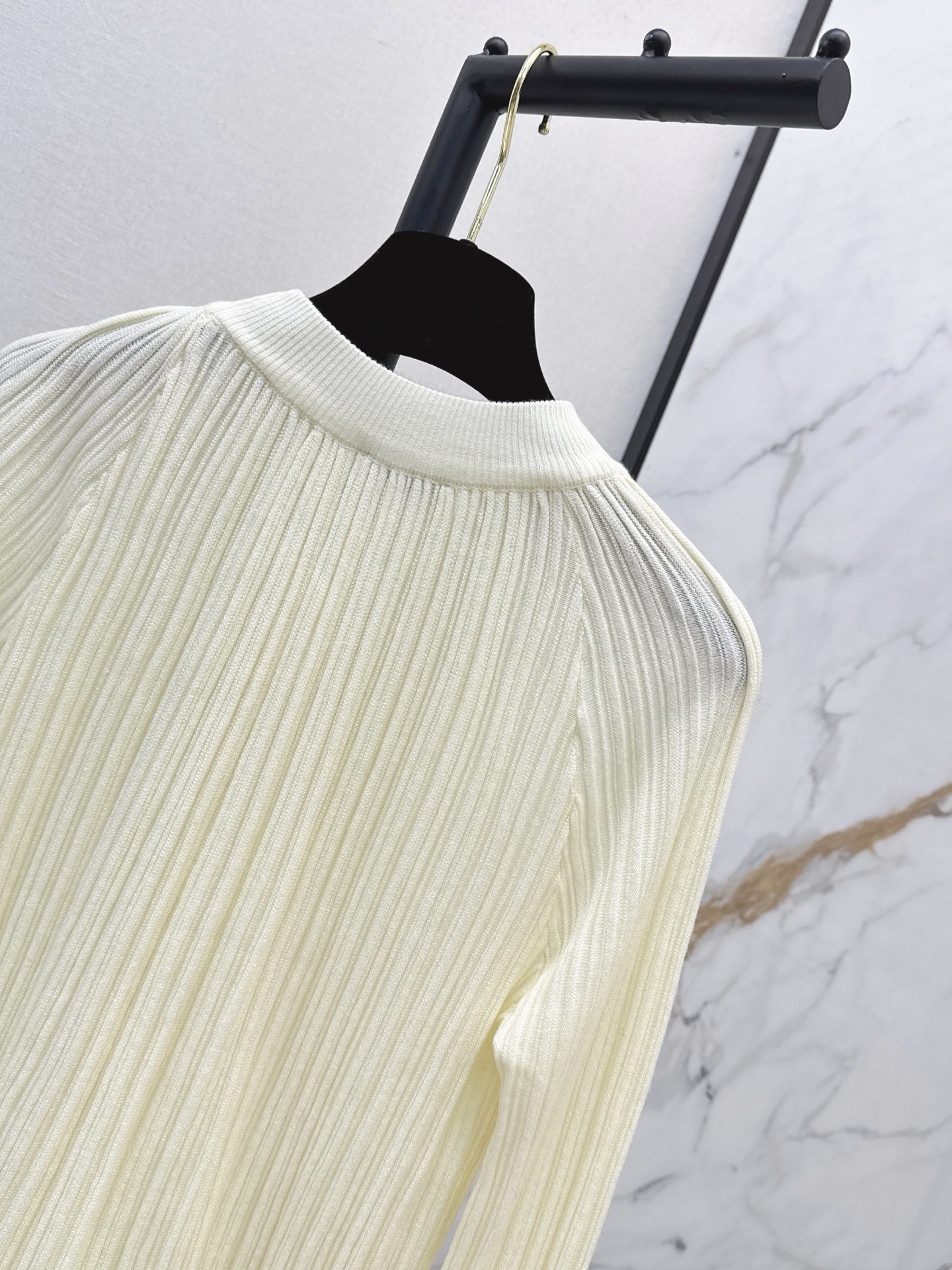 Chan 26fw ribble knit sweater