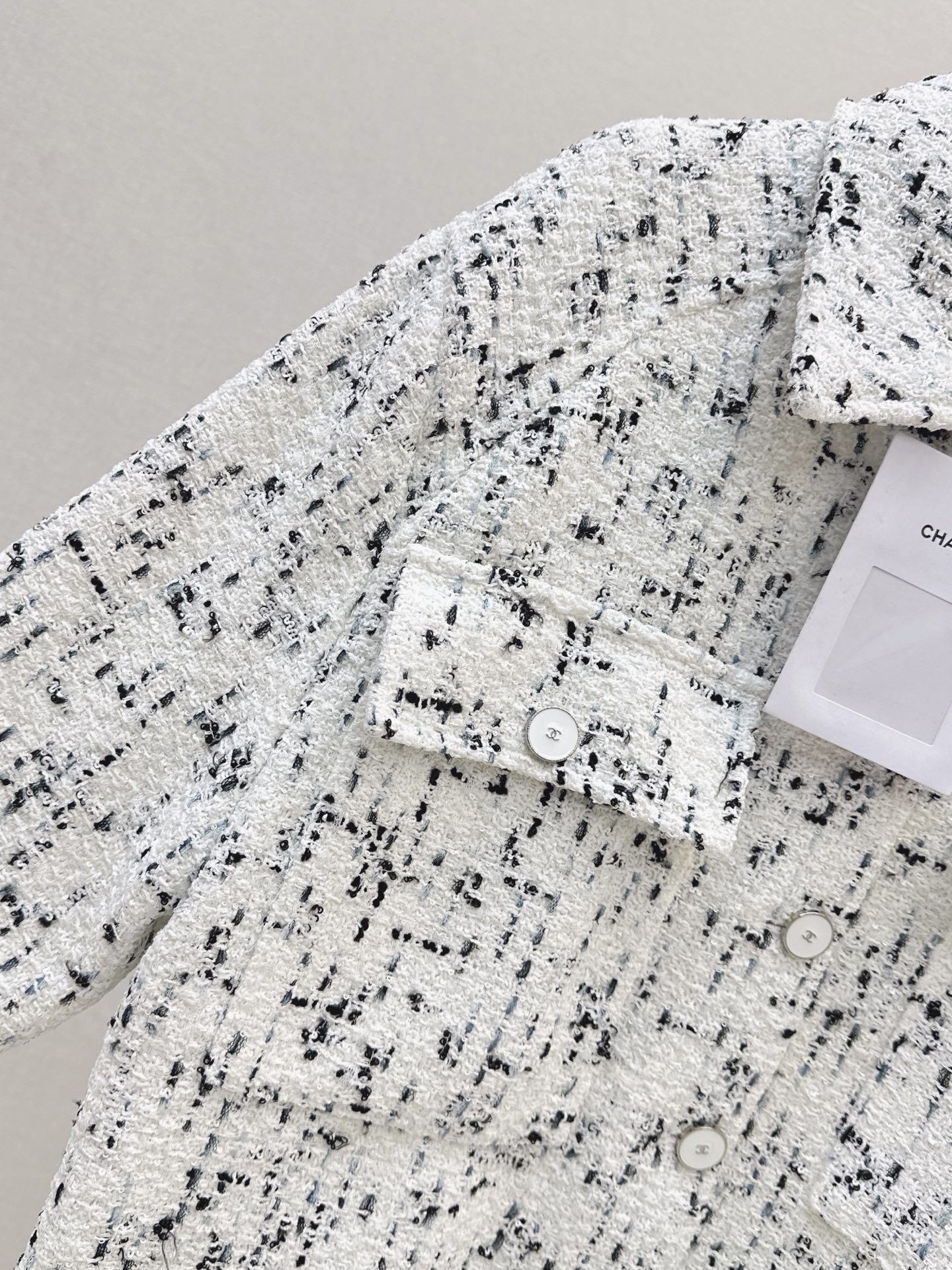 Chan 26fw tweed shirt jacket