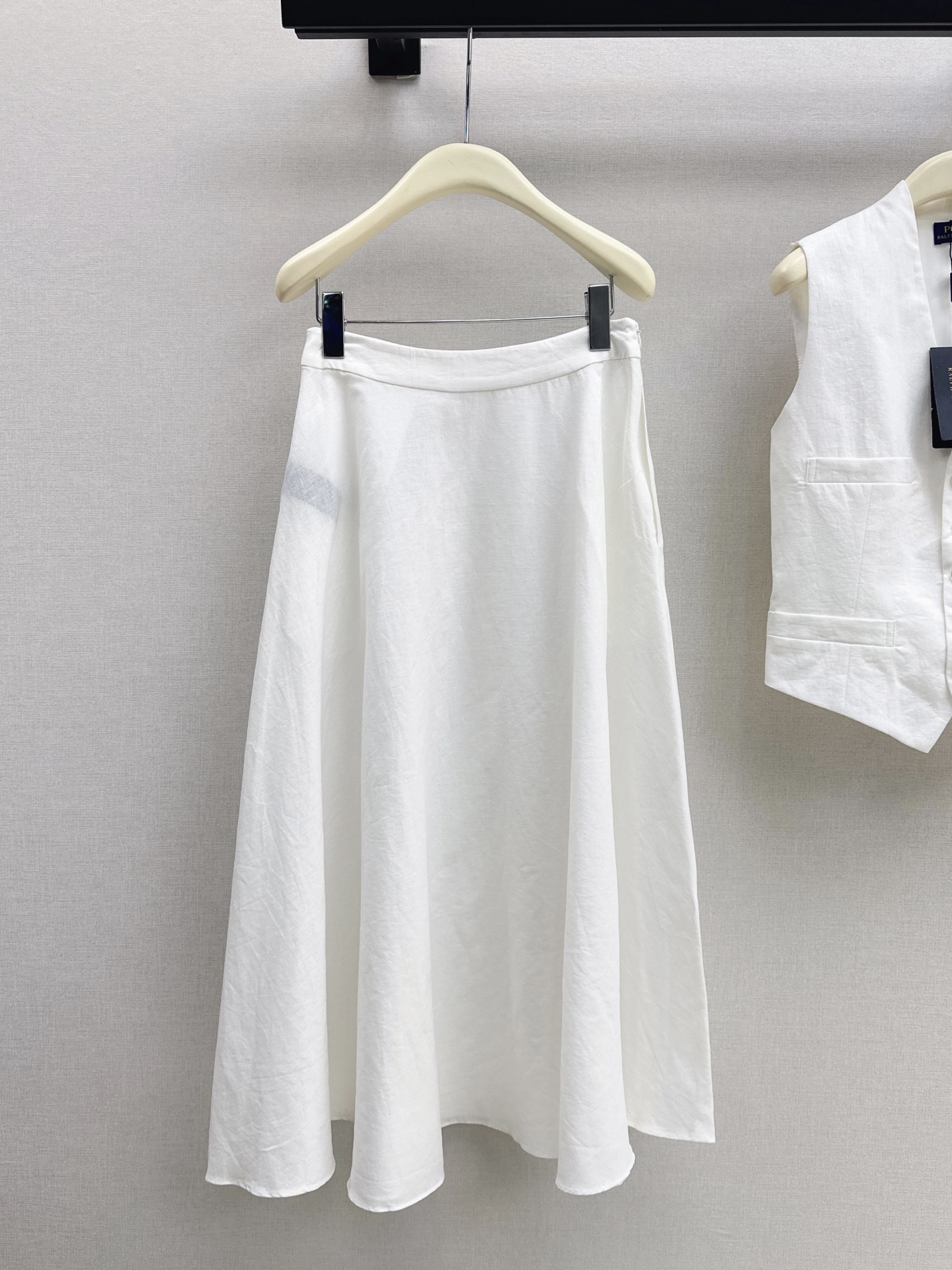 Ralp 26ss waistcoat pleated skirt sets