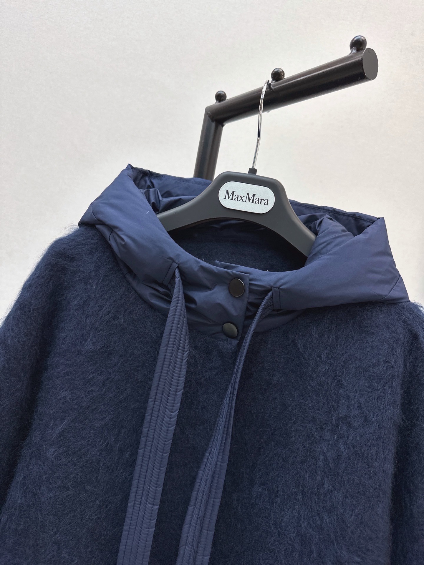 Max 26fw wool hooded jacket