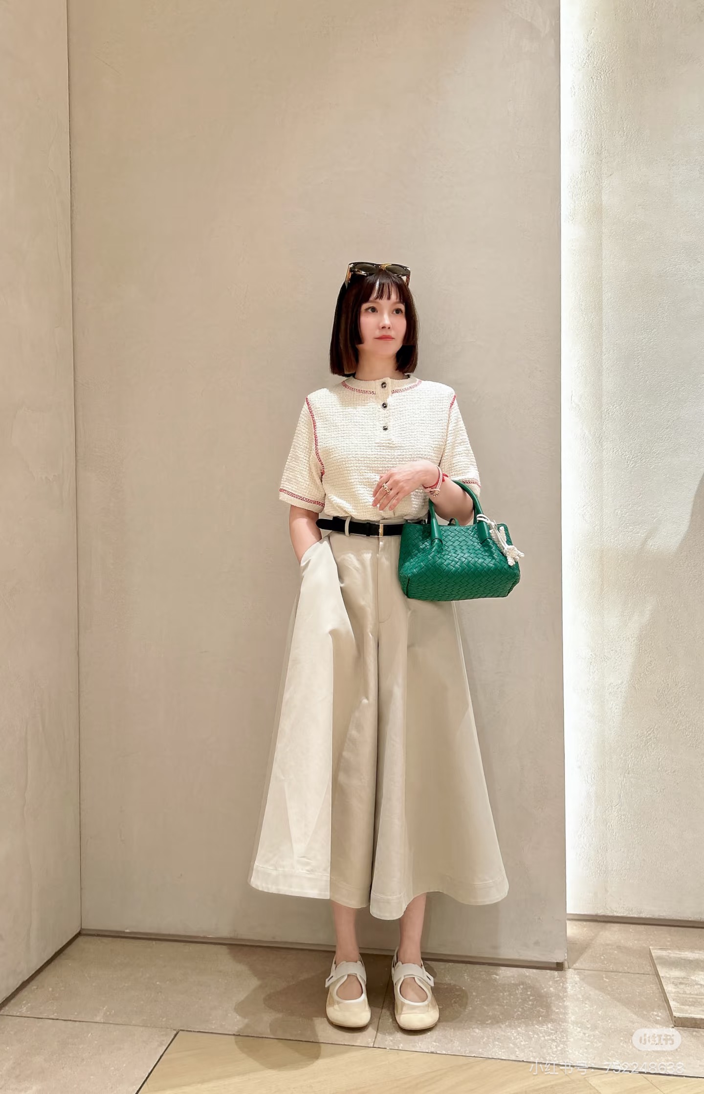 Bott 26fw pleated skirt