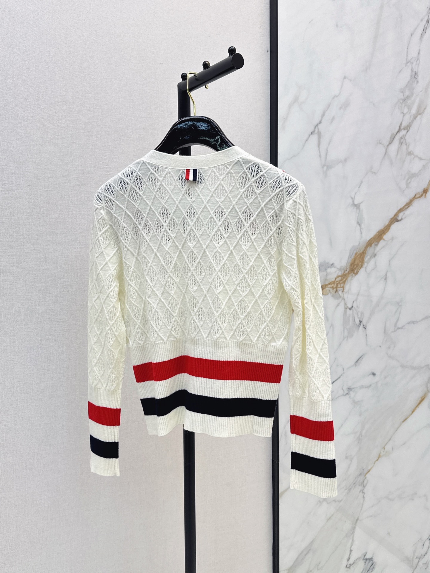 Thom 26fw jacquard cardigan