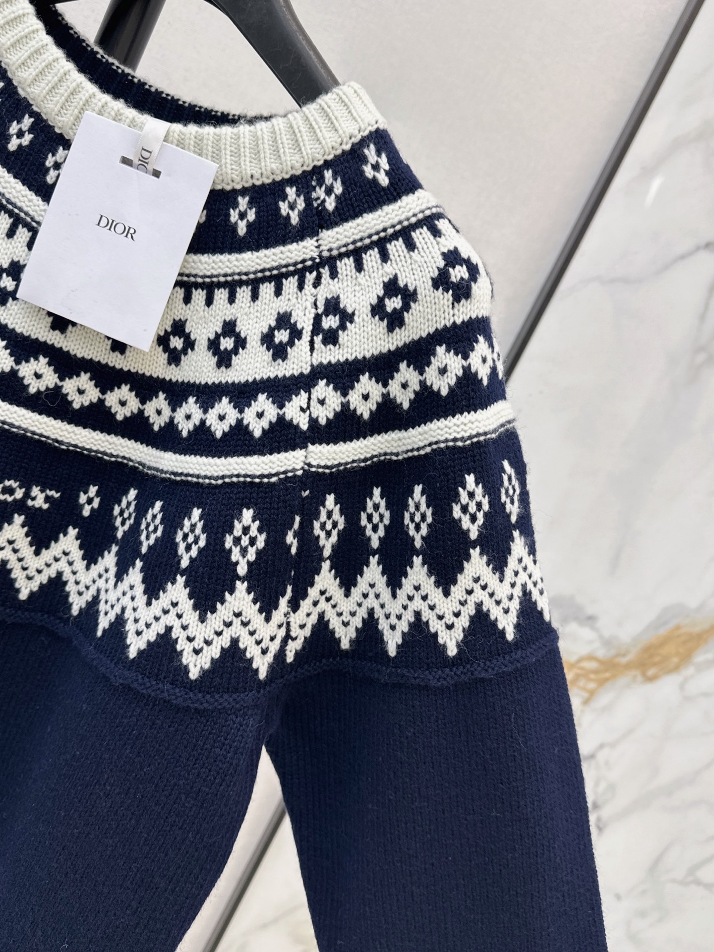 CD 26fw fair isle sweater