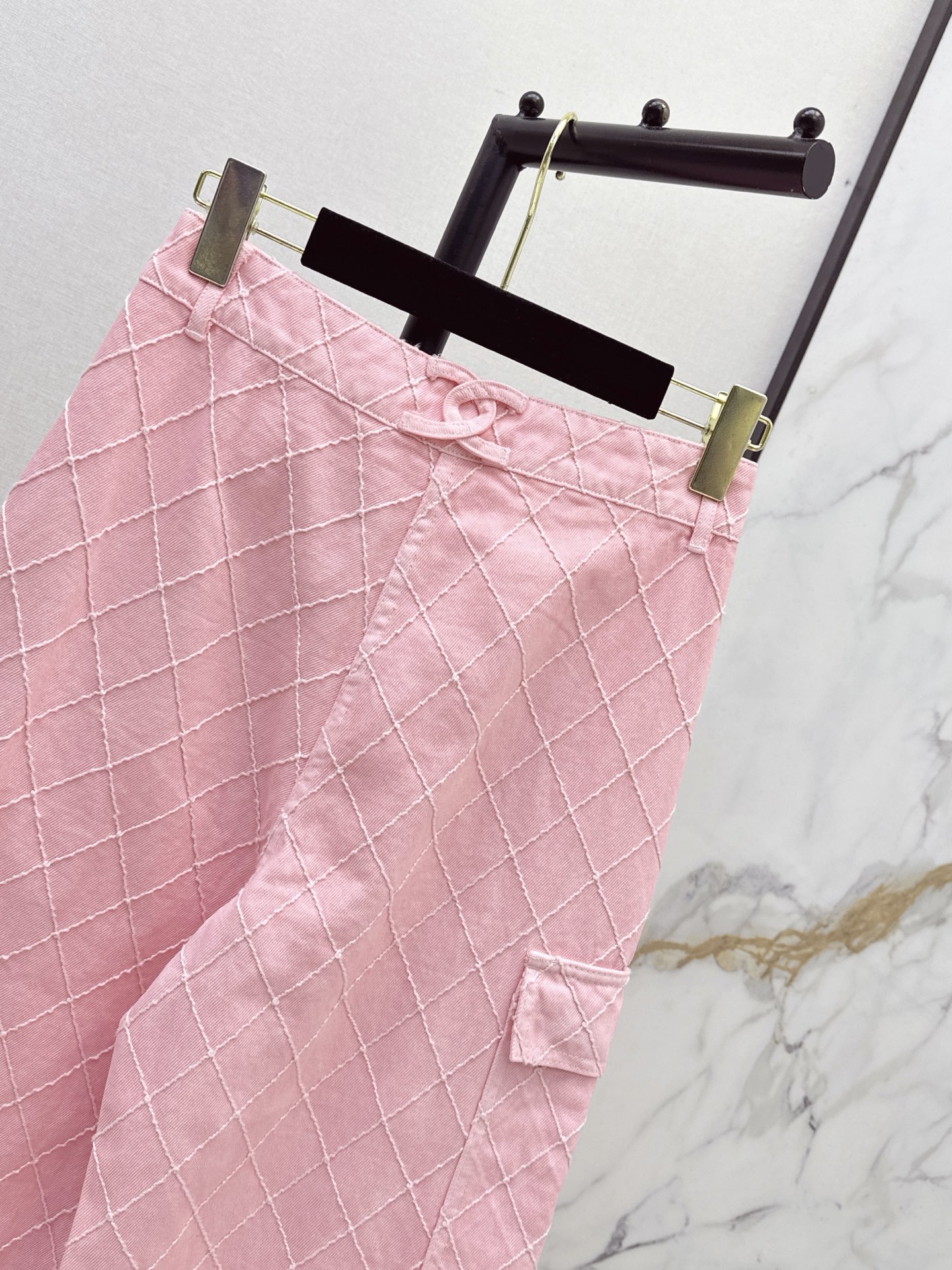 Chan 26ss embroidery denim pants