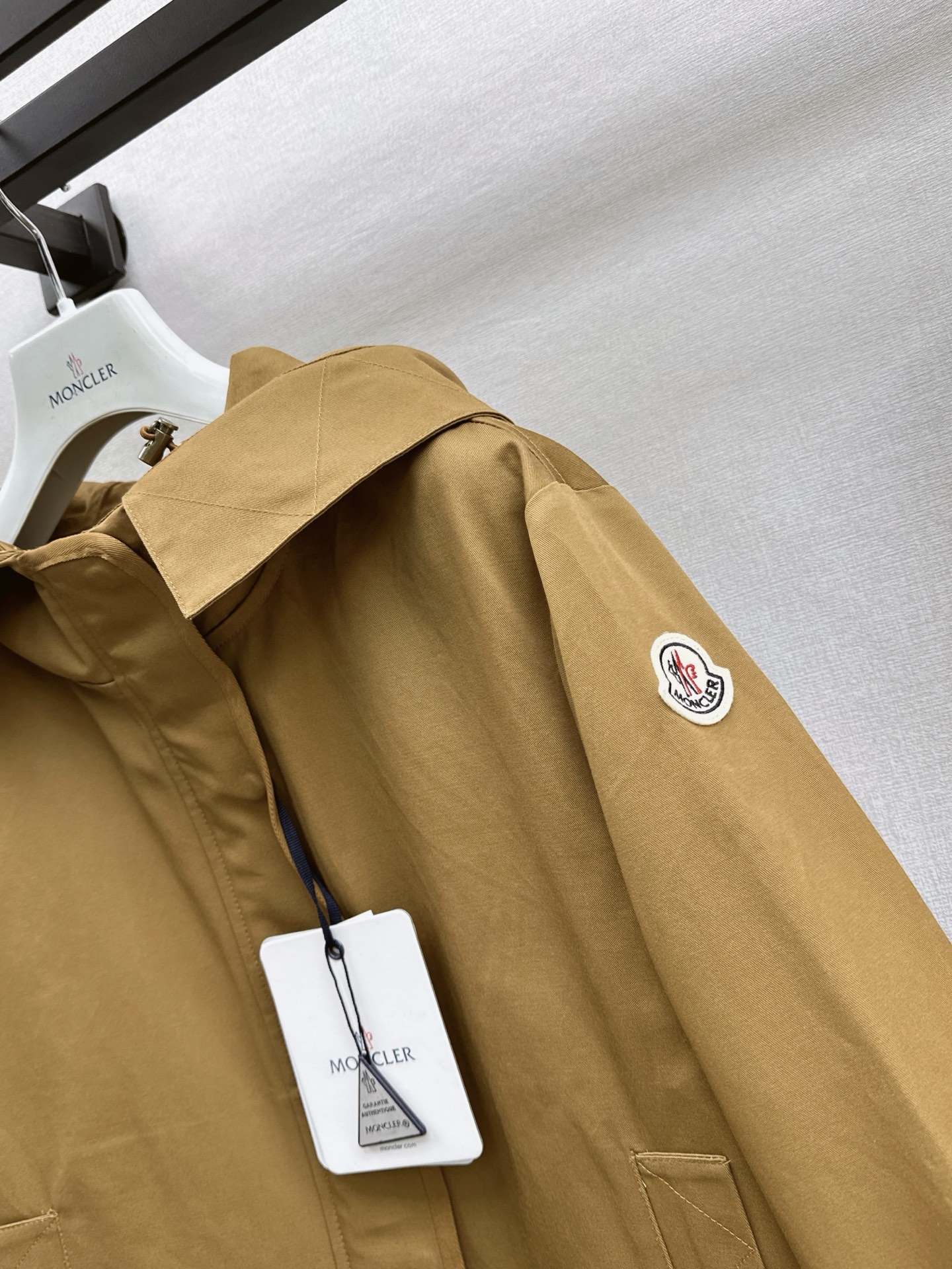 Monc 26fw down vest hooded trench coats sets