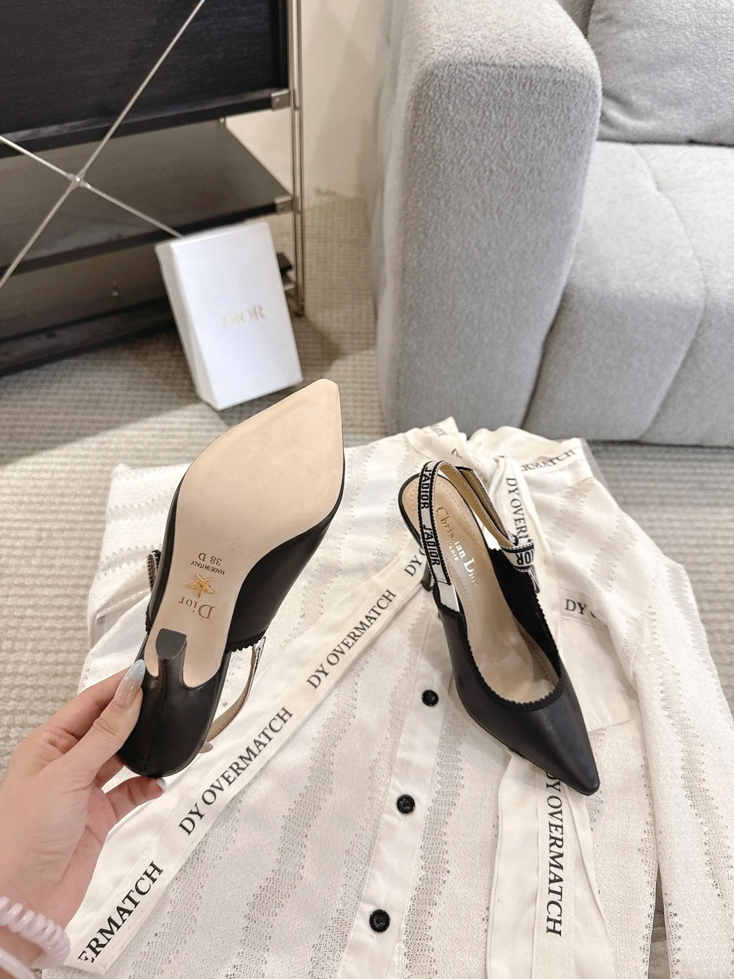 CD 25fw  slingback heels