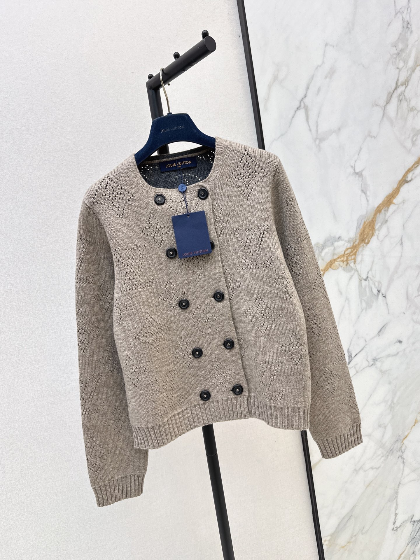 Loui 26fw hollow knit jacket