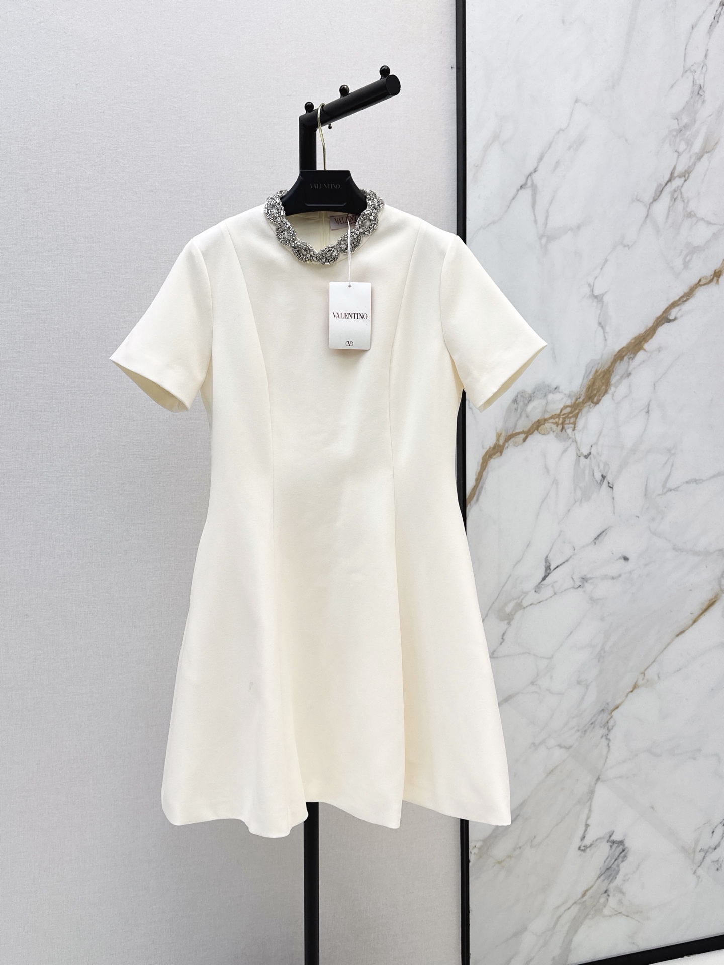 Valen 26fw rhinestone dress
