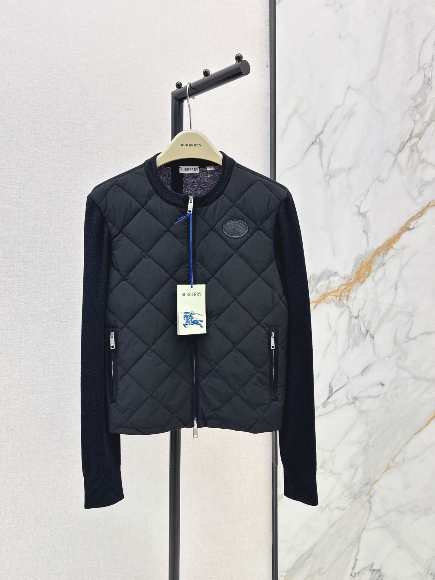 Bur 26fw knit contract down jacket