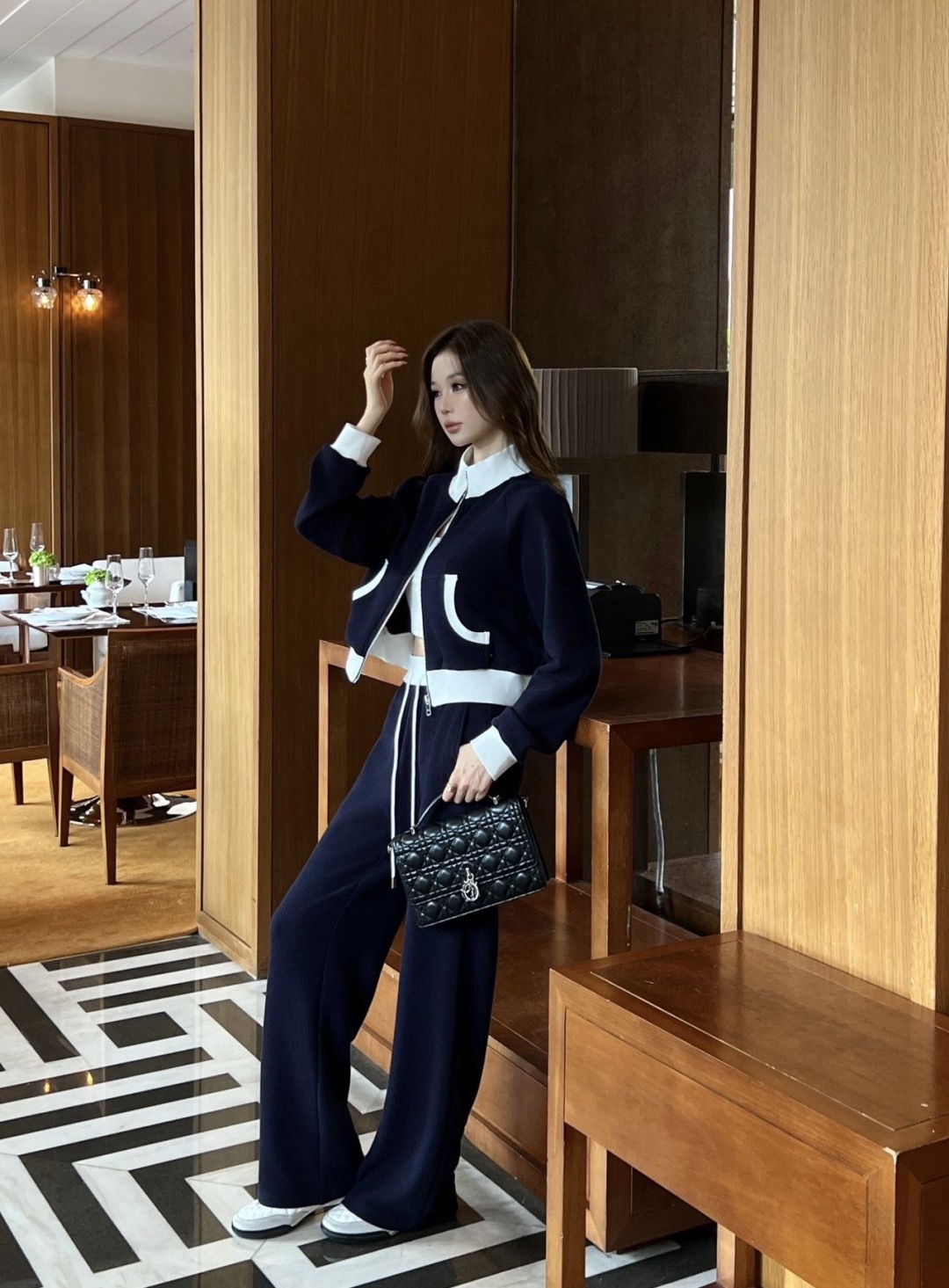 Celi 26fw casual jacket pants sets
