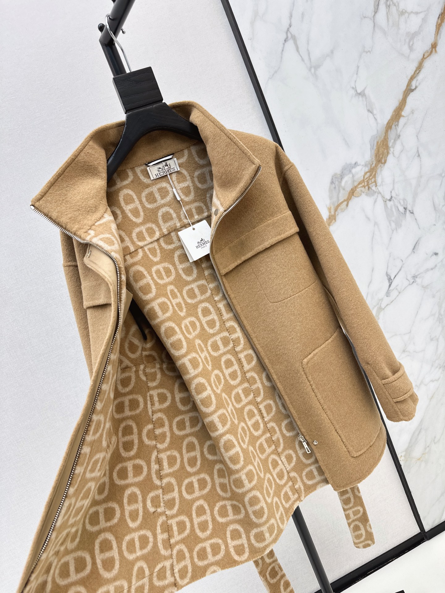Her 26fw belted overcoats