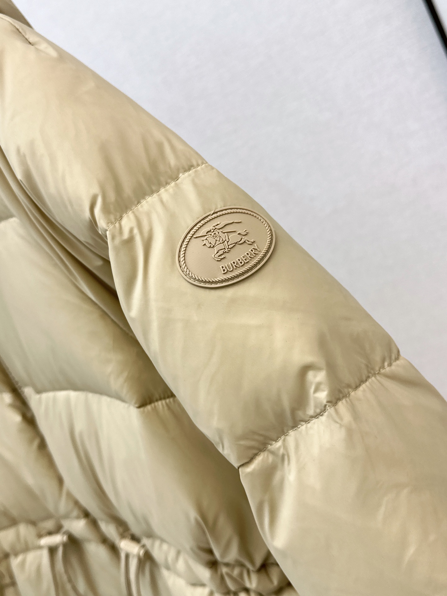 Bur 26fw hooded drawstring down jacket