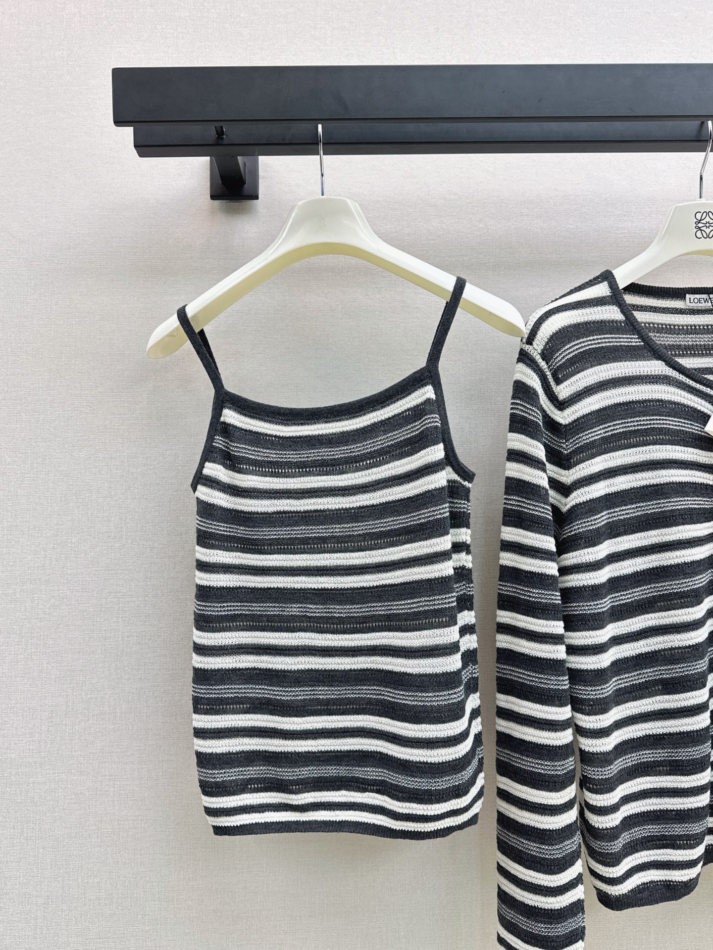 Loe 26fw knit vest cardigan sets