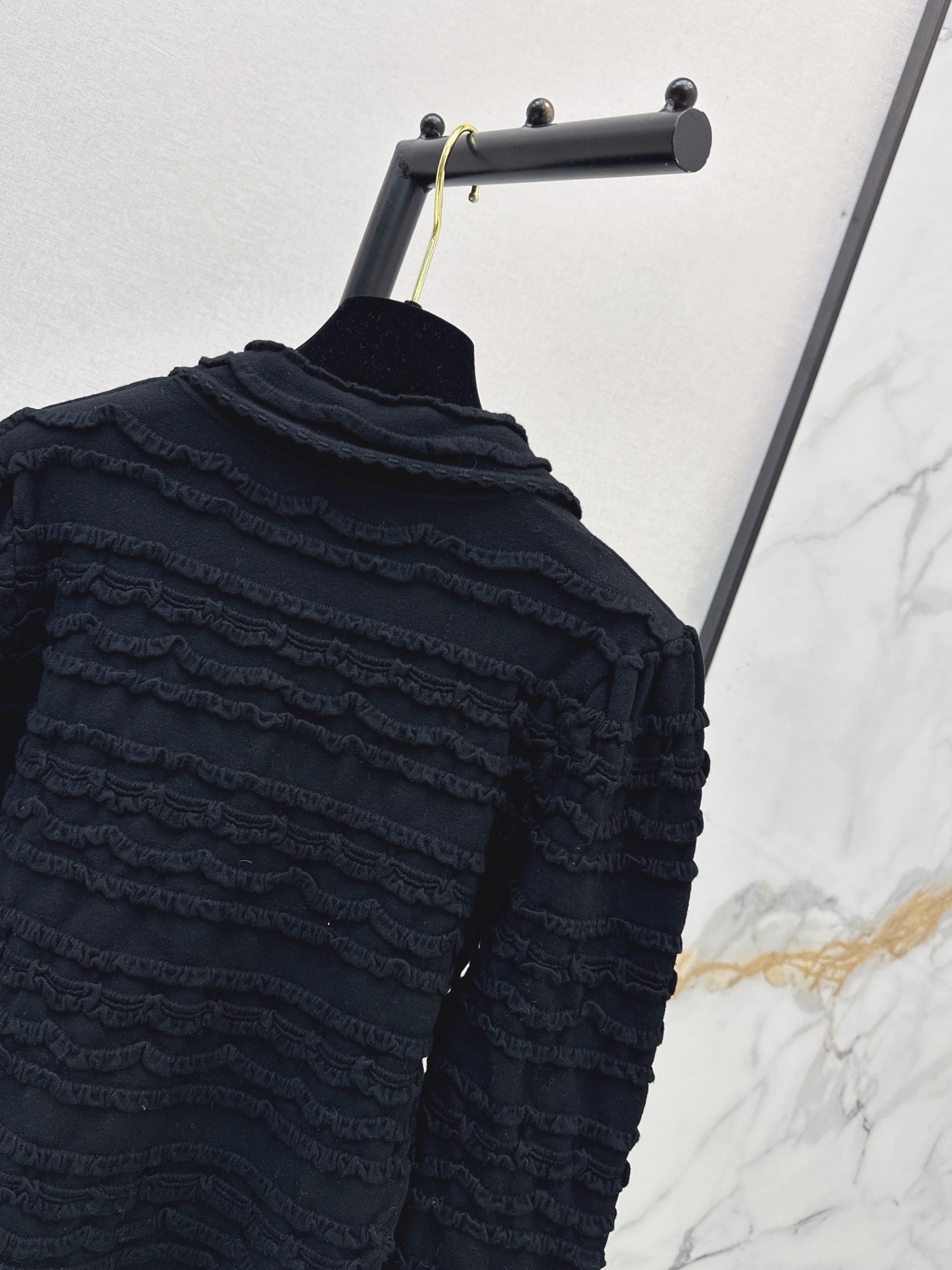Chan 26fw ruffle cardigan