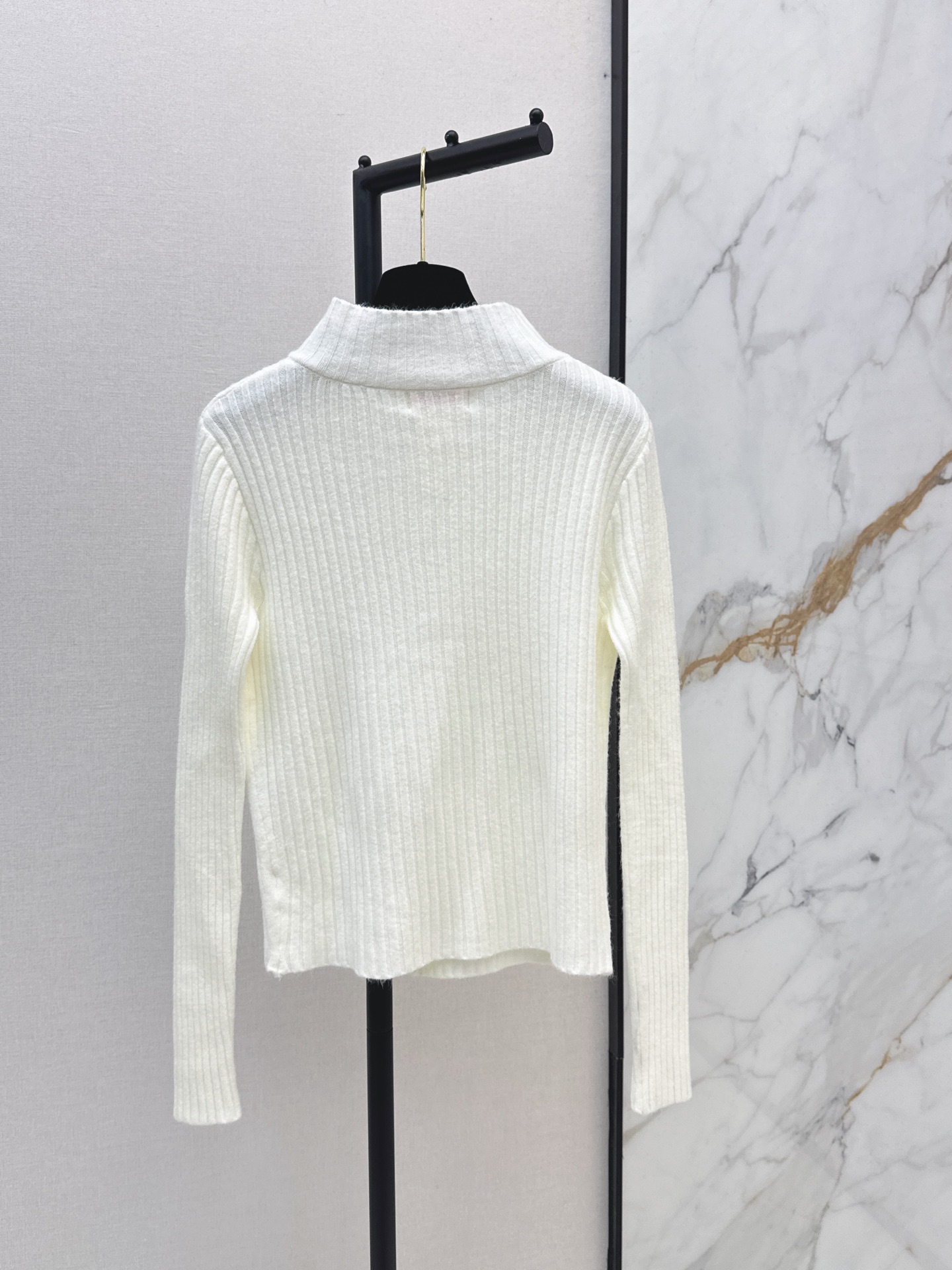 Chan 26fw slim-fit knit cardigan