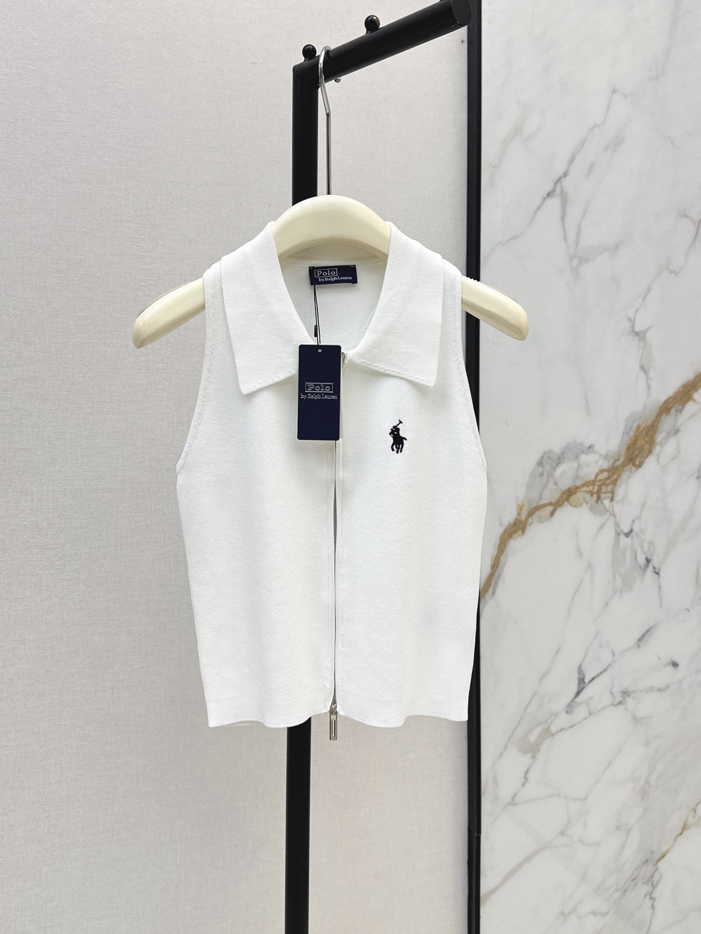 Ralp 26fw knit zipper vest