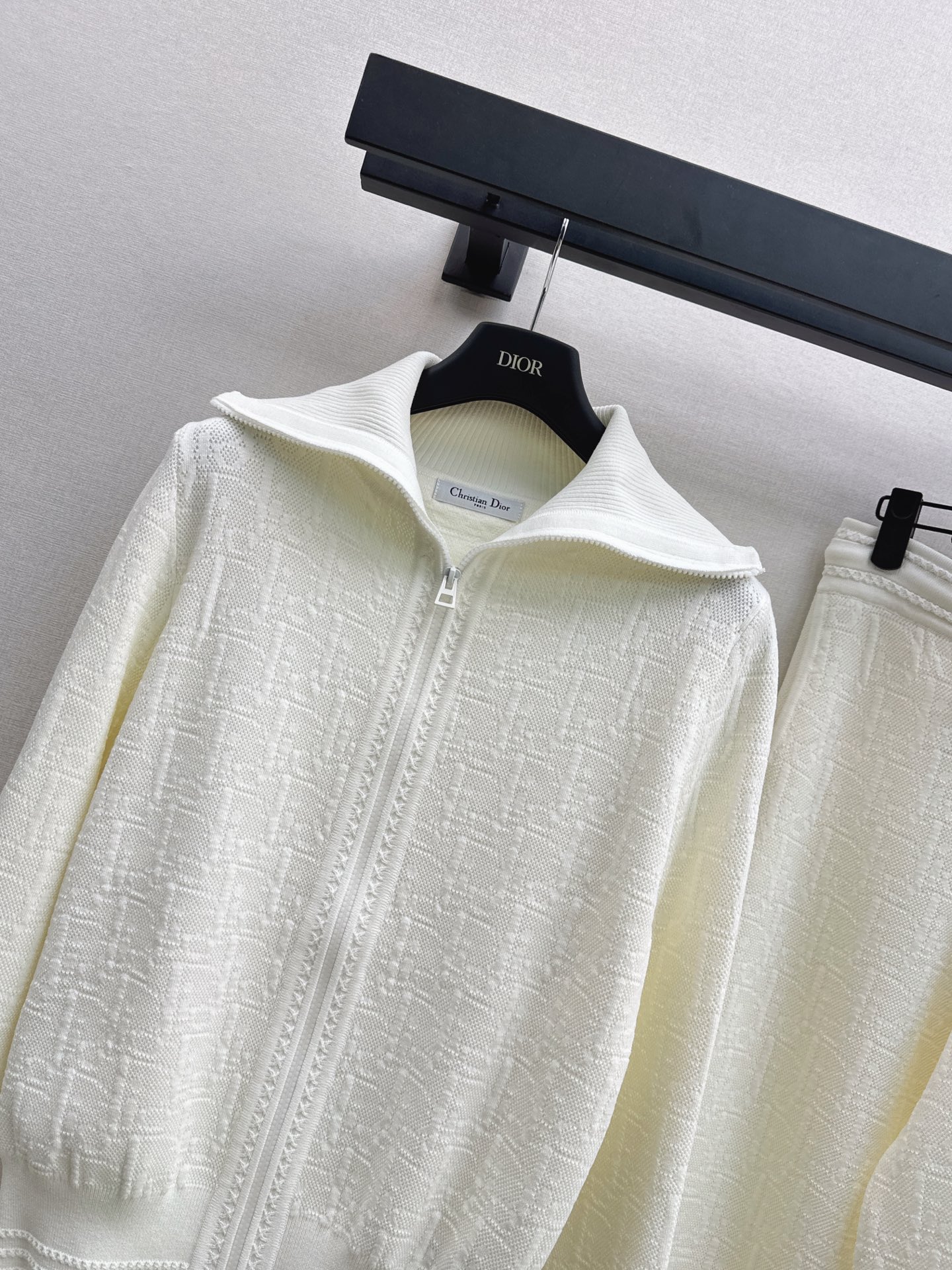 CD 26fw knit zipper jacket pants sets