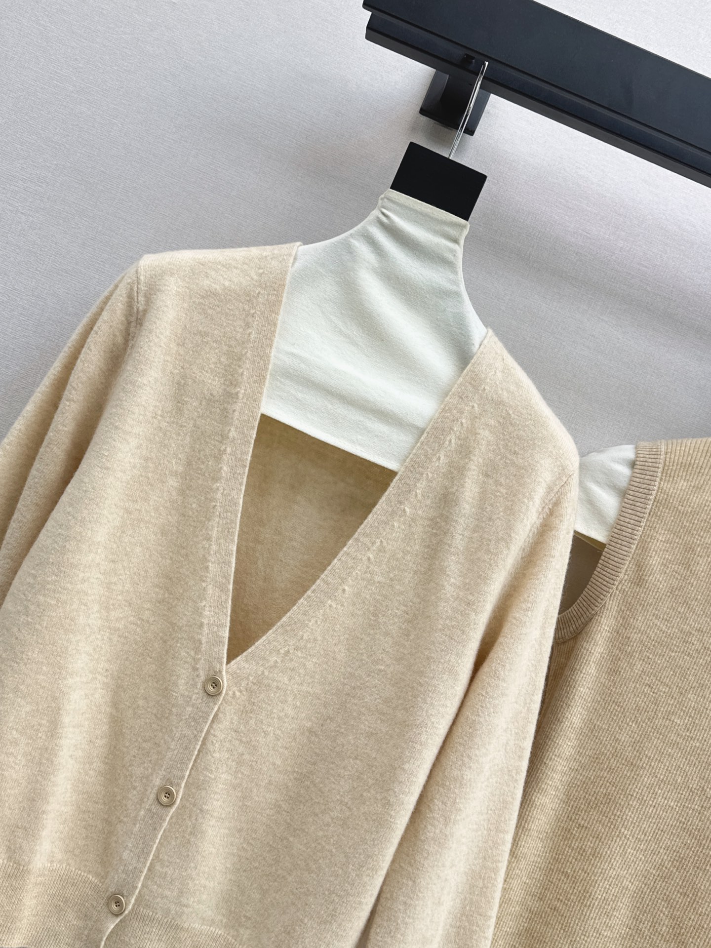 Brun 26fw knit vest cardigan pants sets