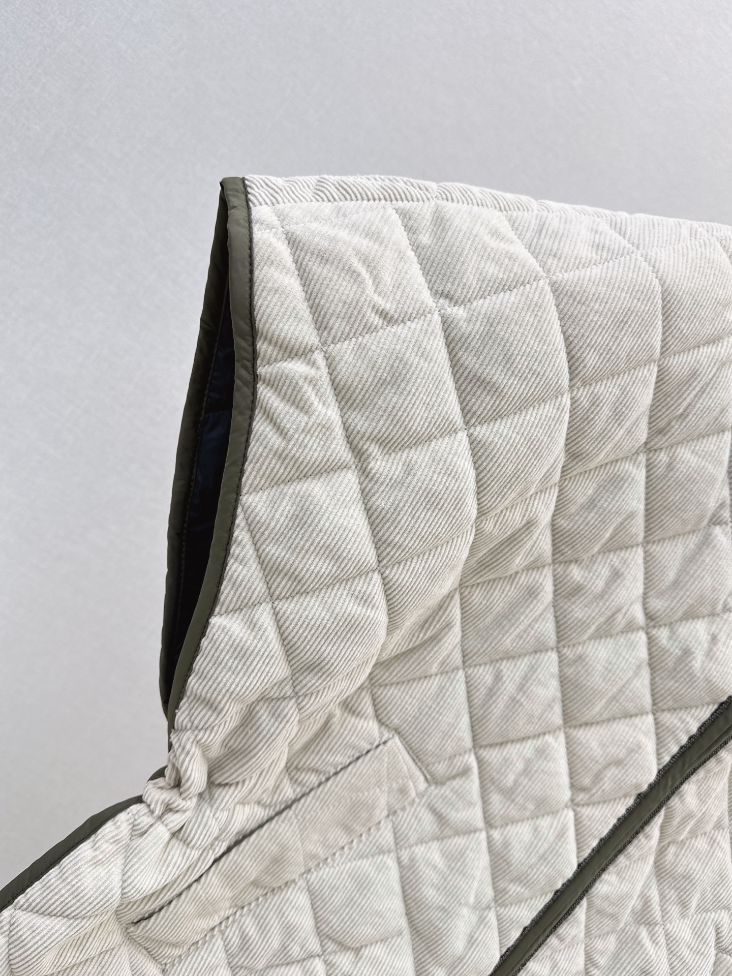 Brun 26fw coudroy padded vest jacket