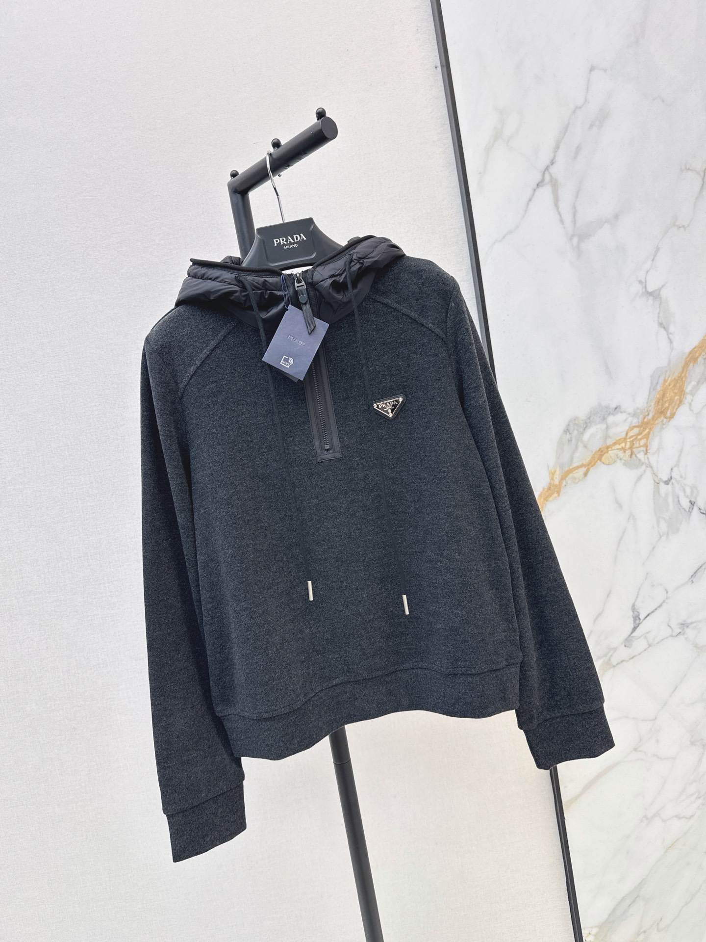 Pra 26fw contract hooded sweatshirt
