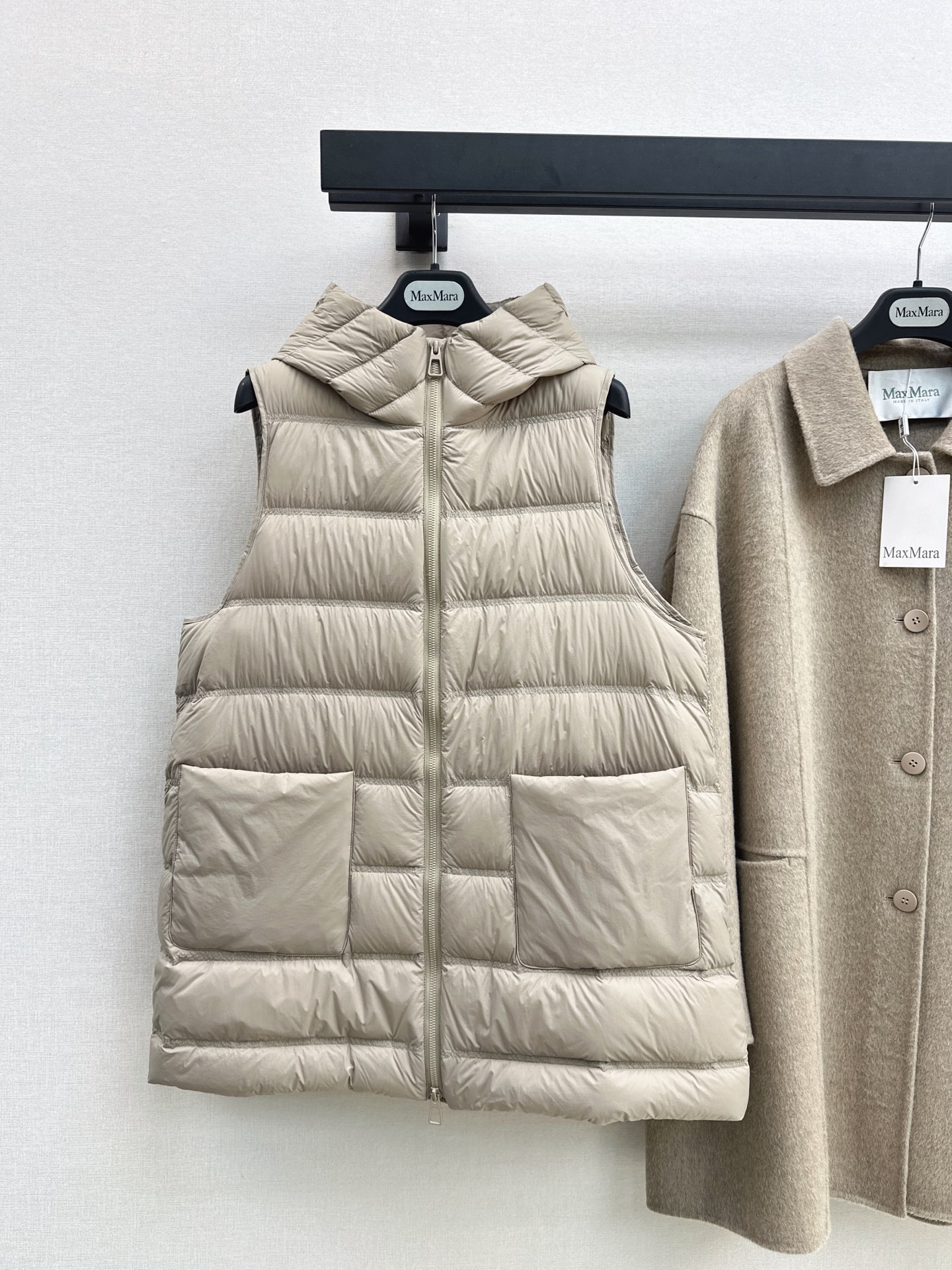 Max 26fw down vest woolen overcoats sets