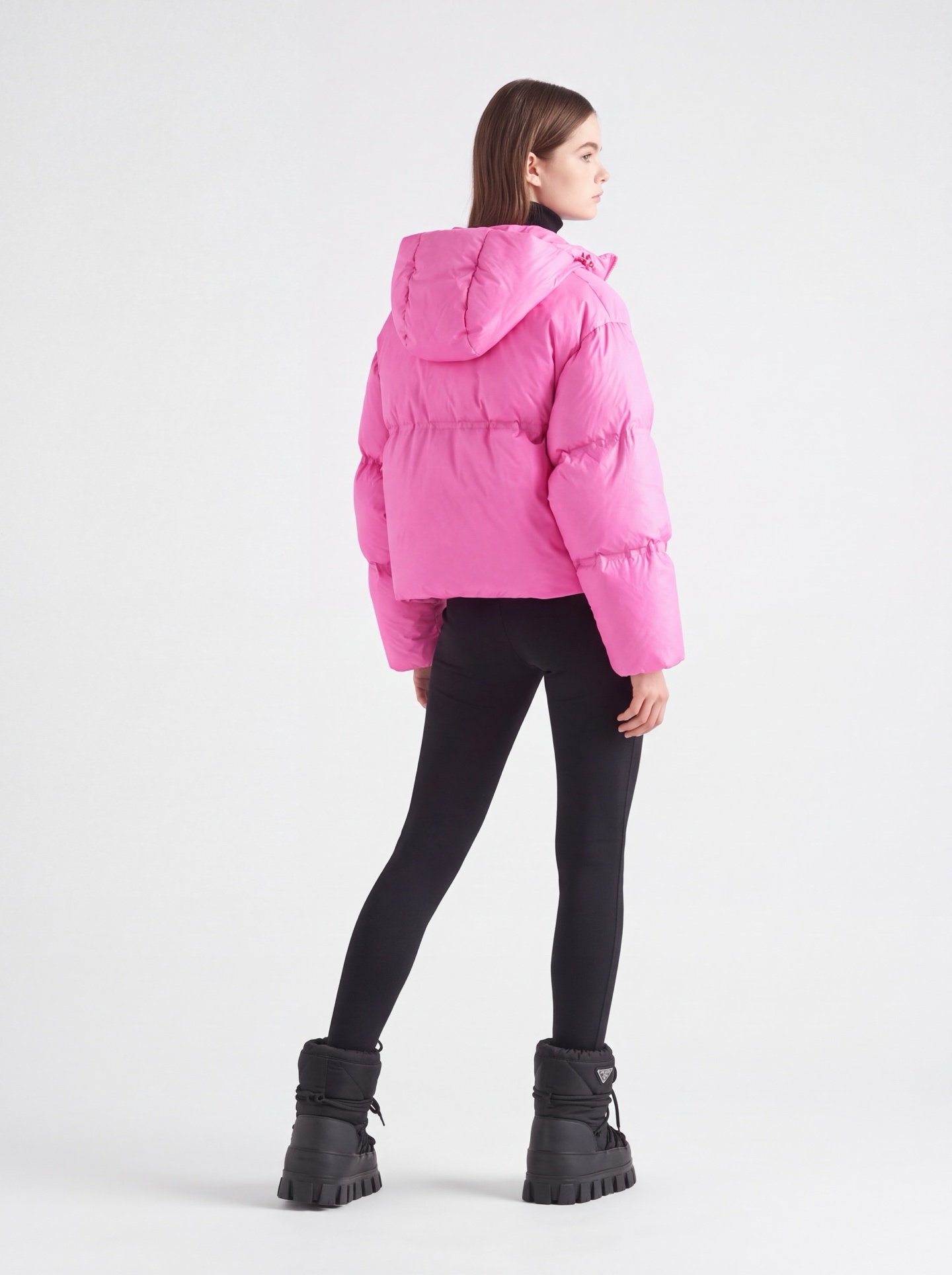 Pra 26fw hooded ski down jacket
