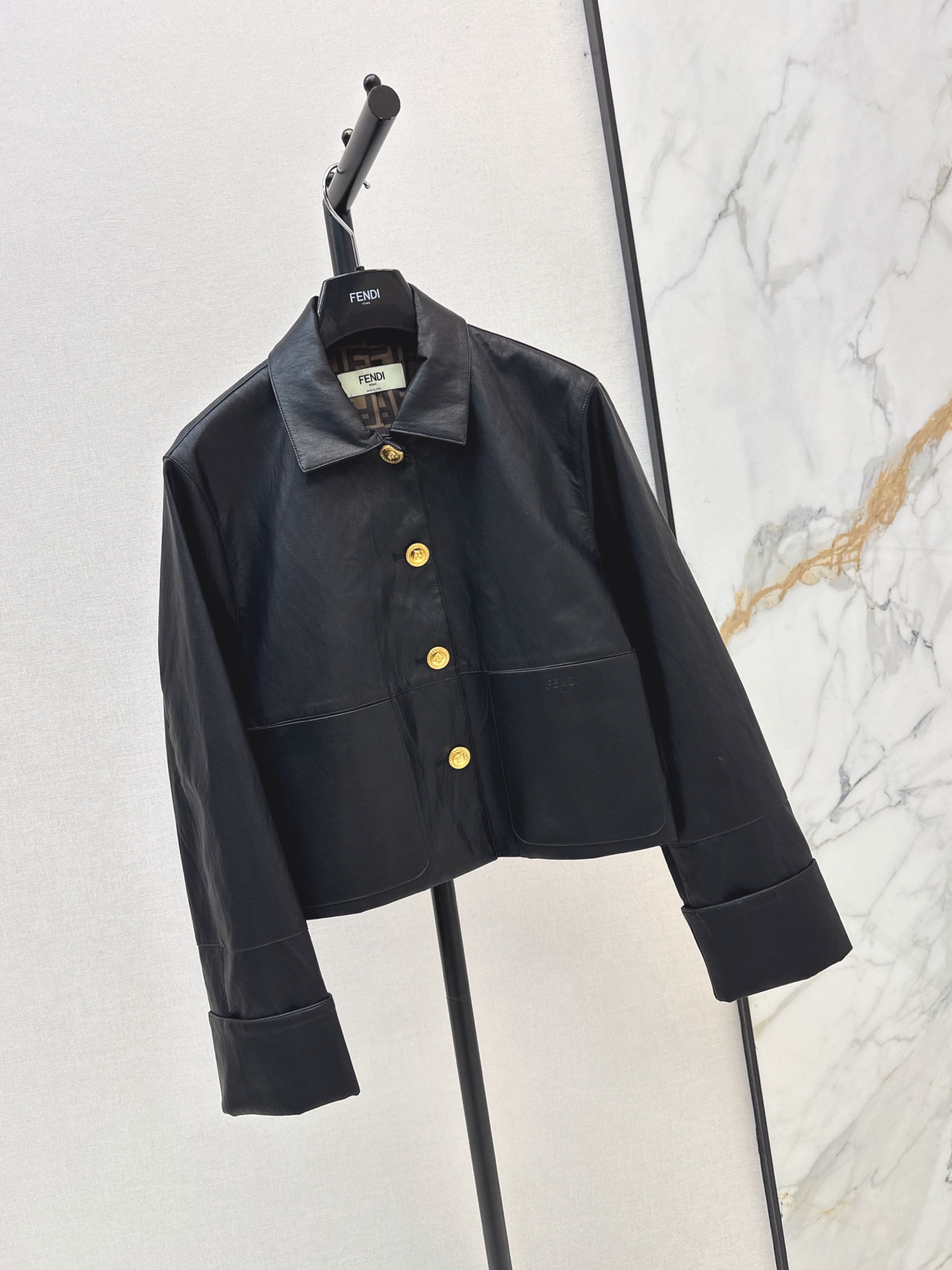 Fen 26fw pu jacket