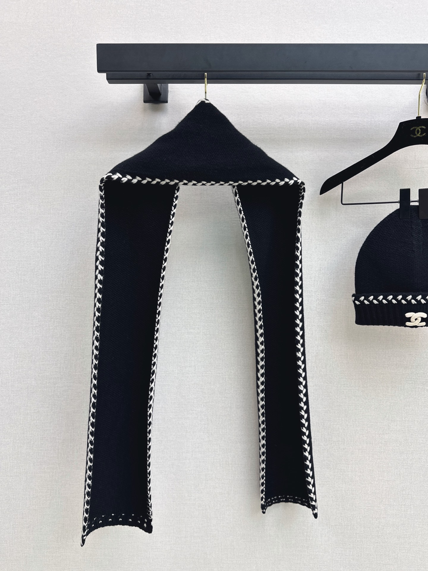 Chan 26fw knit beanie scarf sets