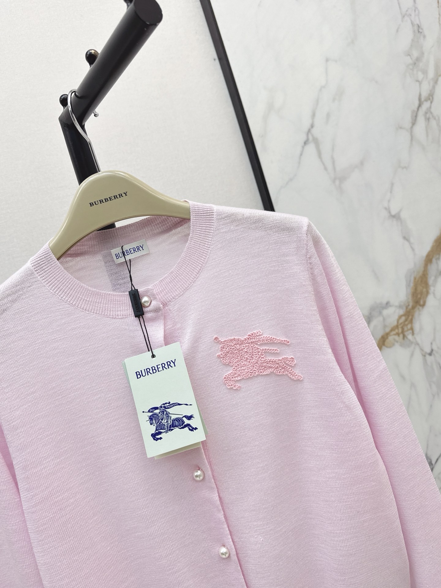 Bur 26fw jacquard knit cardigan
