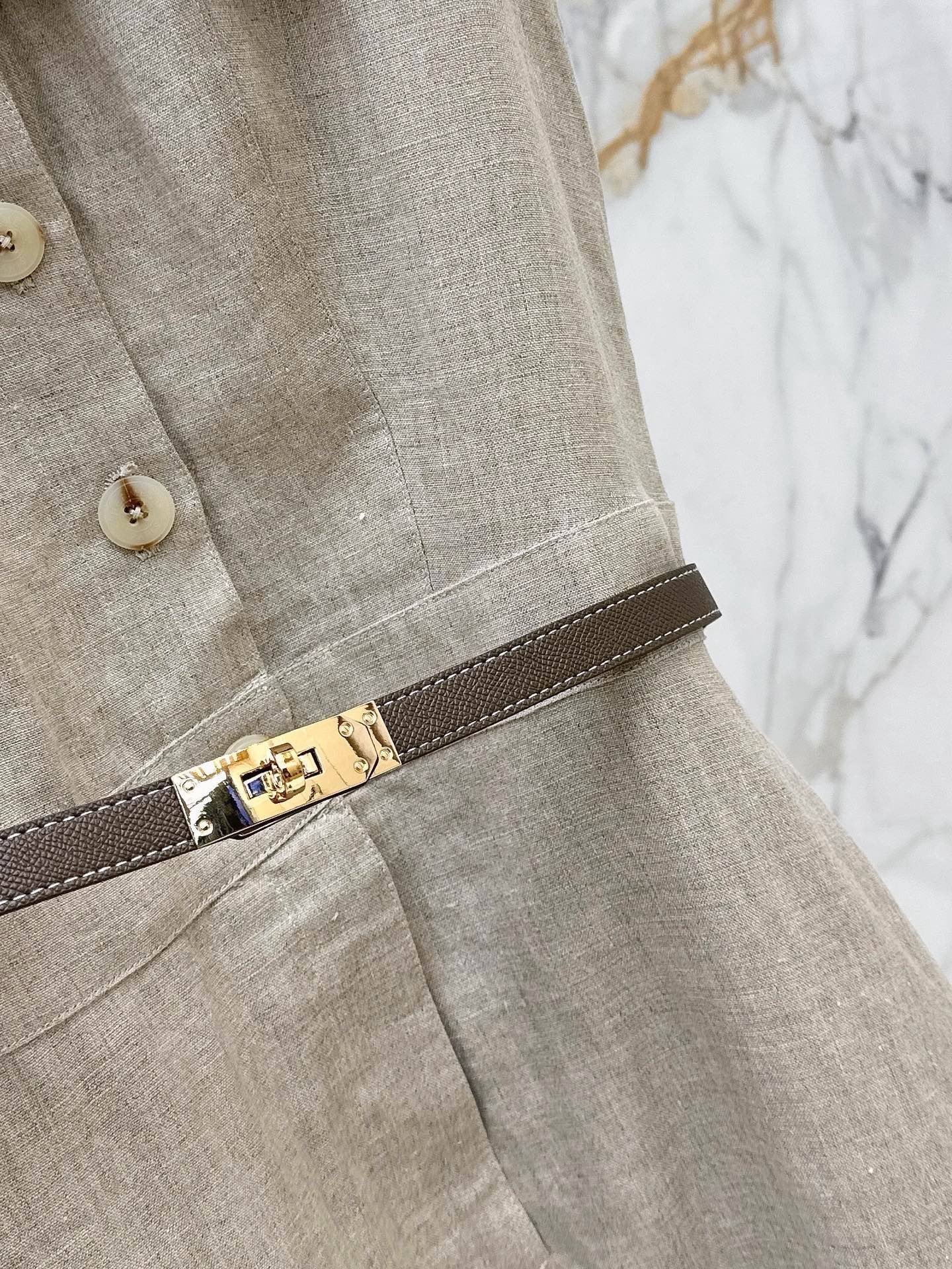 Her 26ss sleeveless linen dress